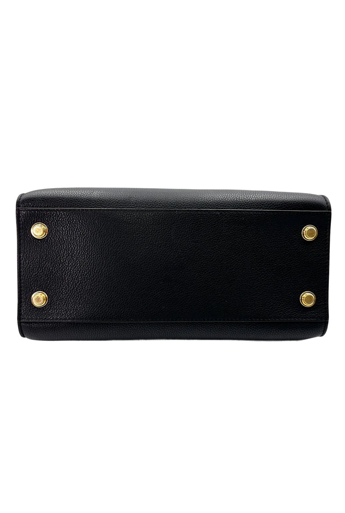 Louis Vuitton City Steamer Black Leather Medium Size Handle Bag LV2316