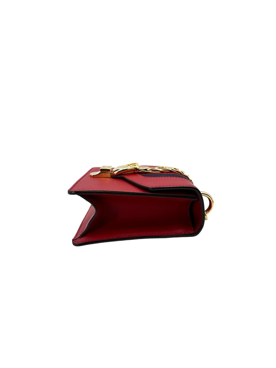 Gucci Sylvie Red Leather Small Size Shoulder Bag GG815