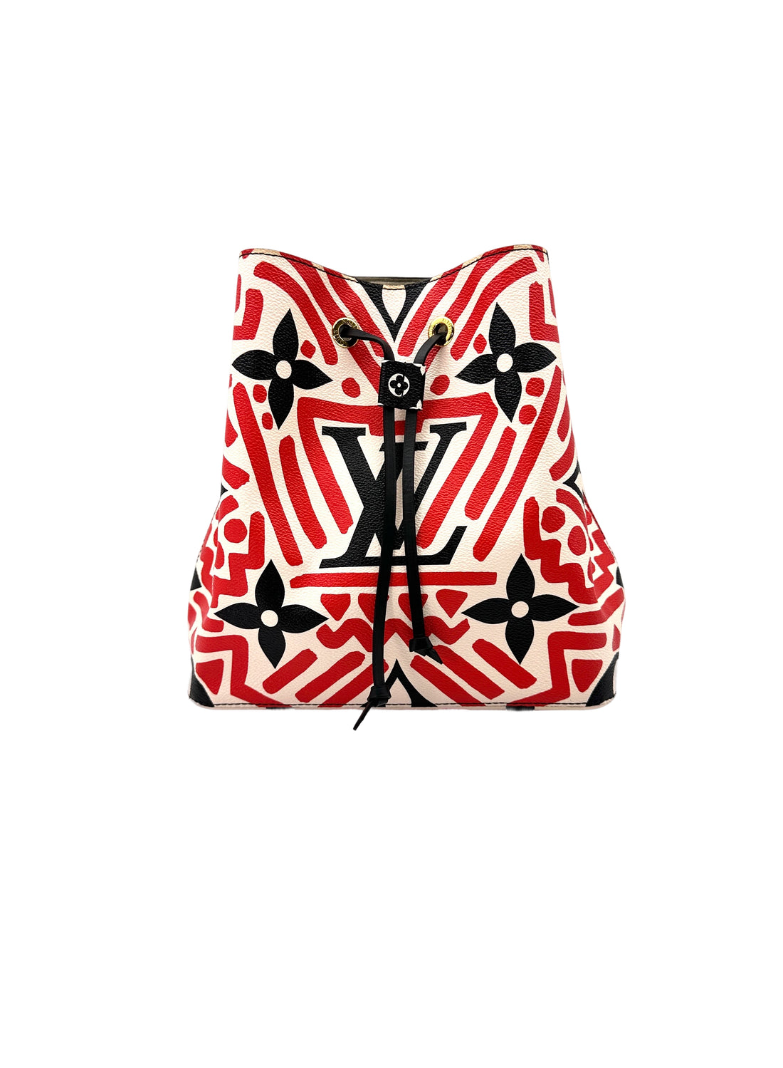 Louis Vuitton LV Crafty NeoNoe Red/White Gaint Monogram Canvas Bucket Bag LV2318