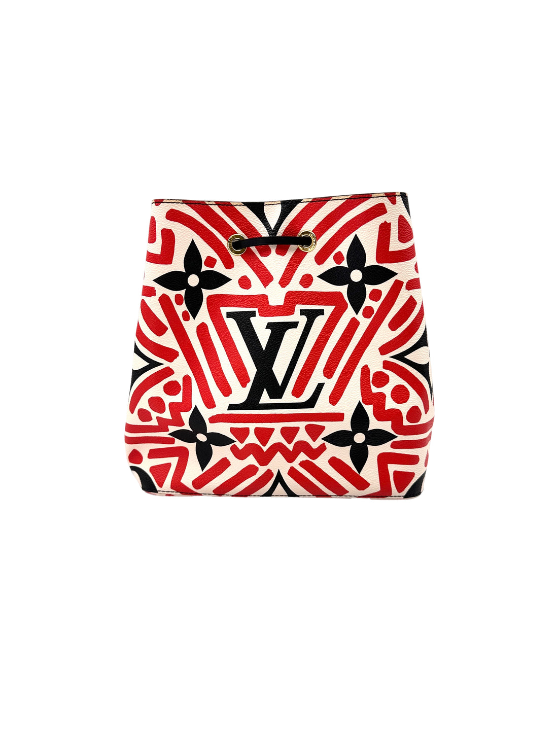 Louis Vuitton LV Crafty NeoNoe Red/White Gaint Monogram Canvas Bucket Bag LV2318