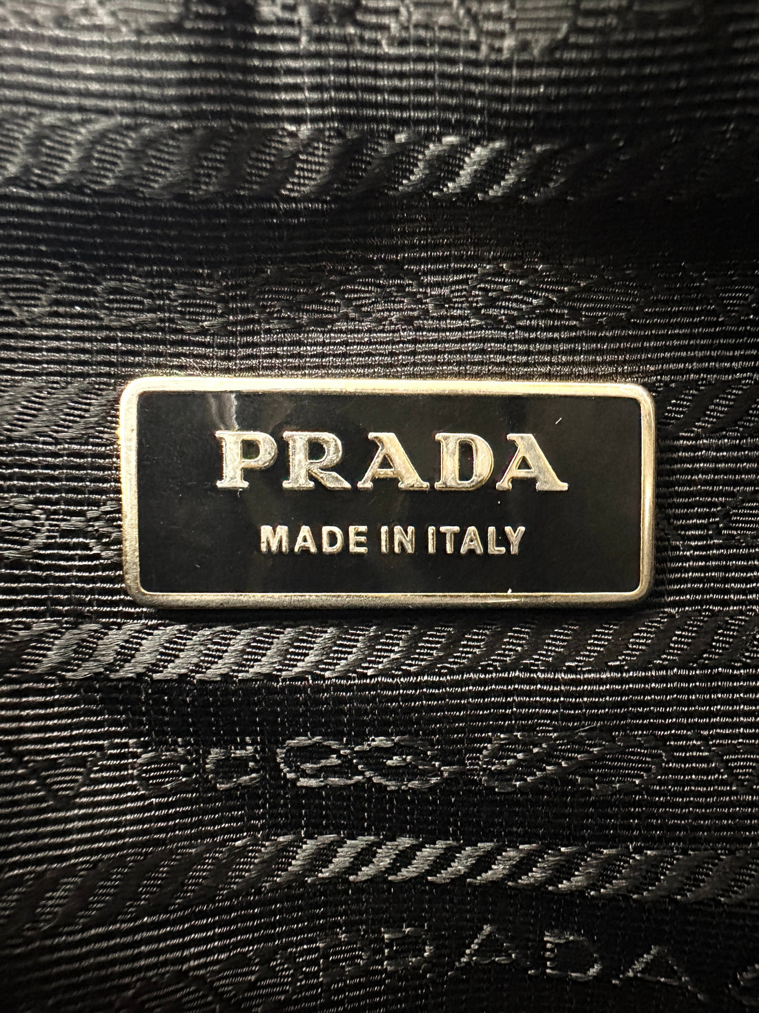 Prada Black Nappa Leather Rose Applique Shoulder Bag PR225