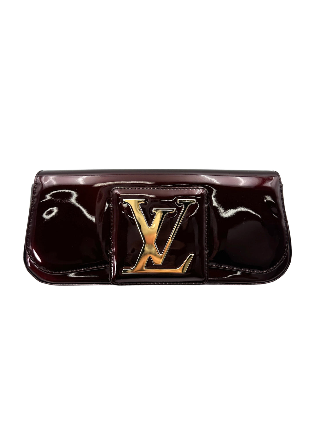 Louis Vuitton Burgundy Monogram Vernis Sobe Clutch Bag LV2319