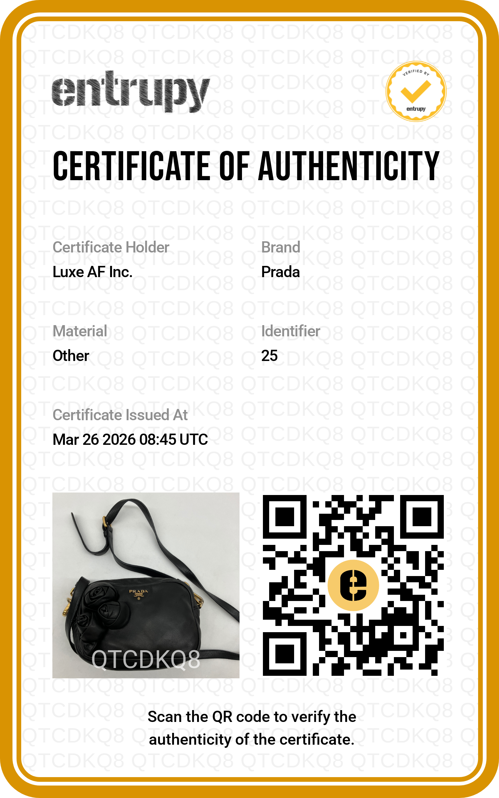 Prada Black Nappa Leather Rose Applique Shoulder Bag PR225