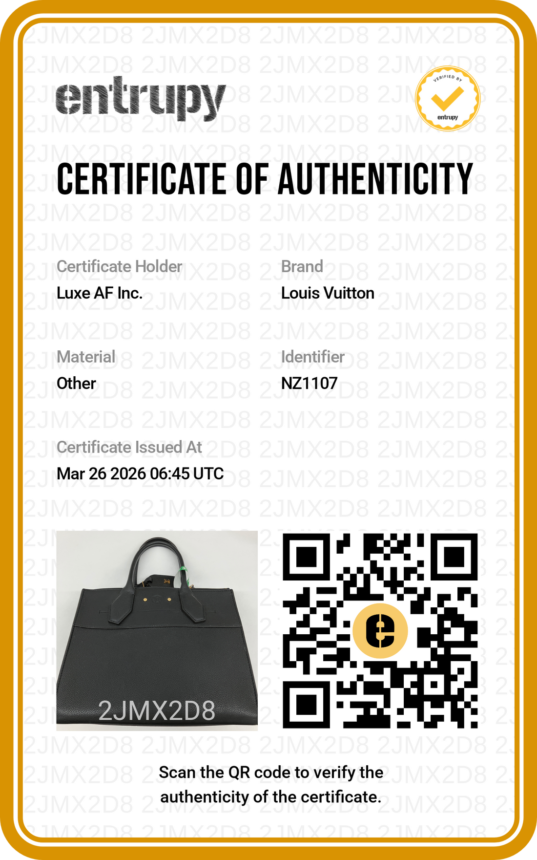 Louis Vuitton City Steamer Black Leather Medium Size Handle Bag LV2316