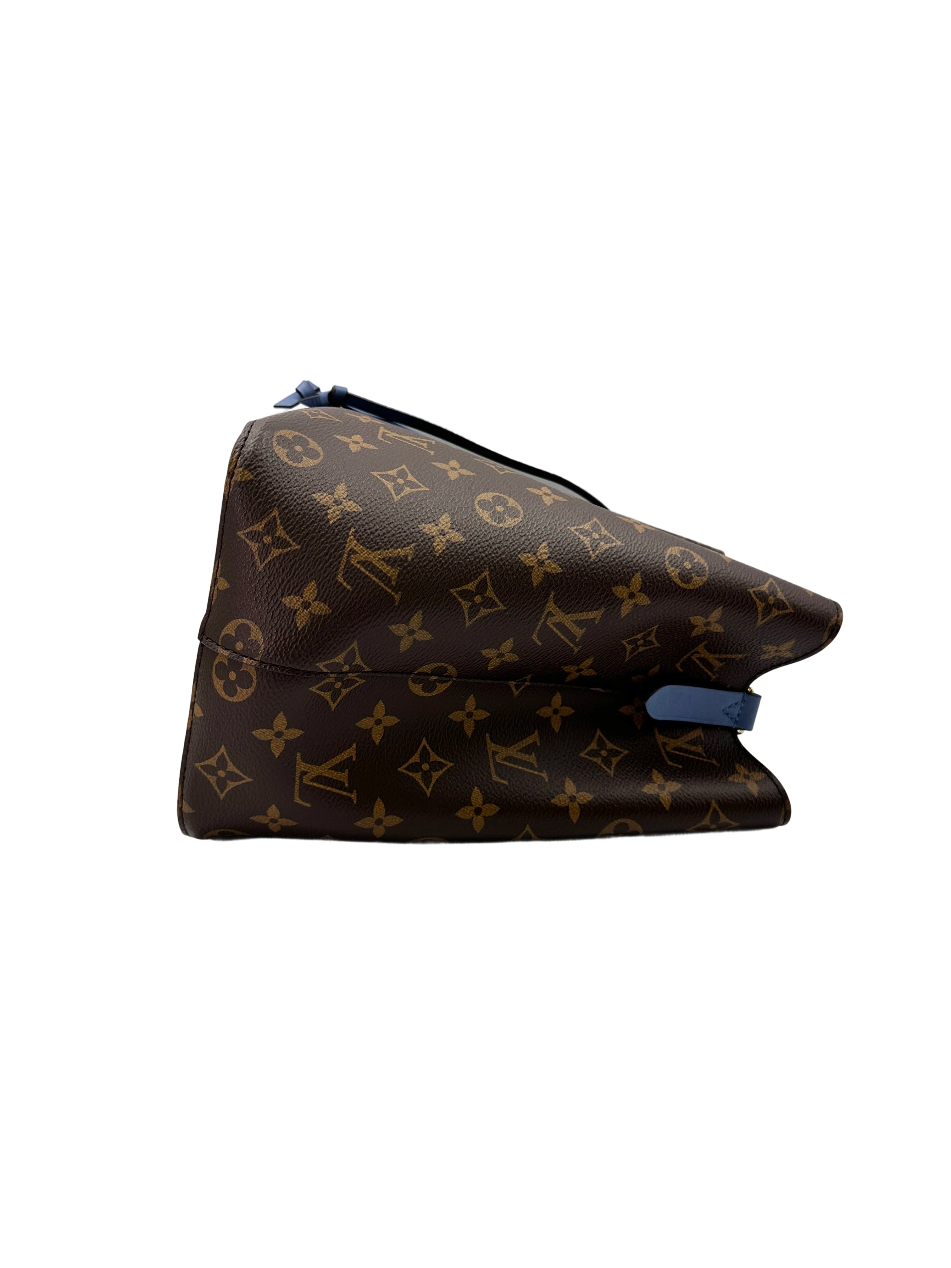 Louis Vuitton Neonoe Monogram Canvas Bucket Bag With Blue Drawstring LV2322