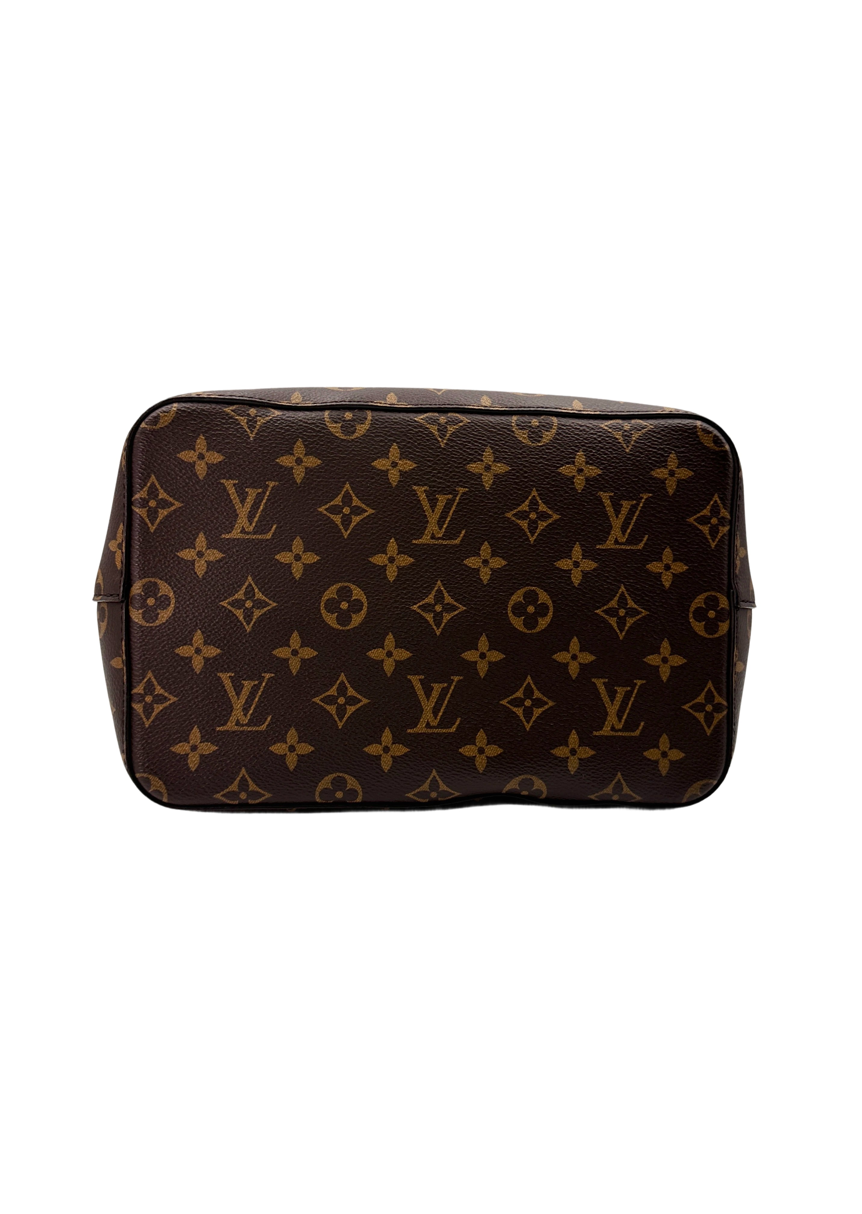 Louis Vuitton Neonoe Monogram Canvas Bucket Bag With Blue Drawstring LV2322