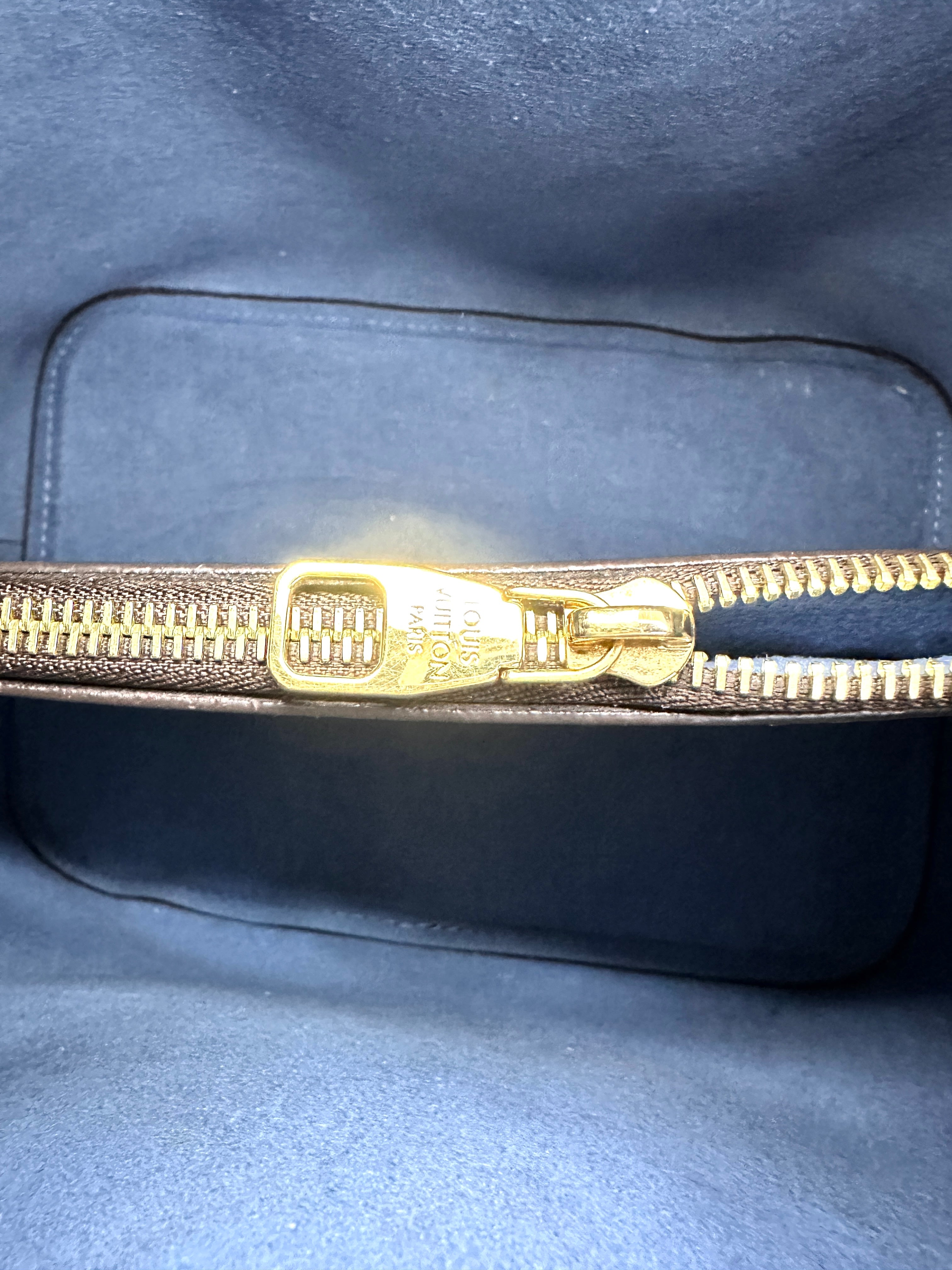 Louis Vuitton Neonoe Monogram Canvas Bucket Bag With Blue Drawstring LV2322