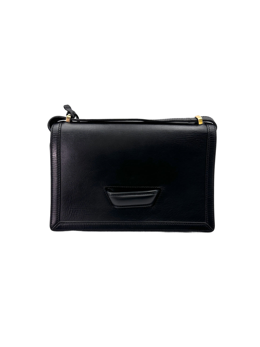 Loewe Barcelona Black Leather Medium Size Shoulder Bag LW79