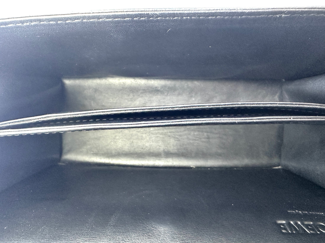 Loewe Barcelona Black Leather Medium Size Shoulder Bag LW79