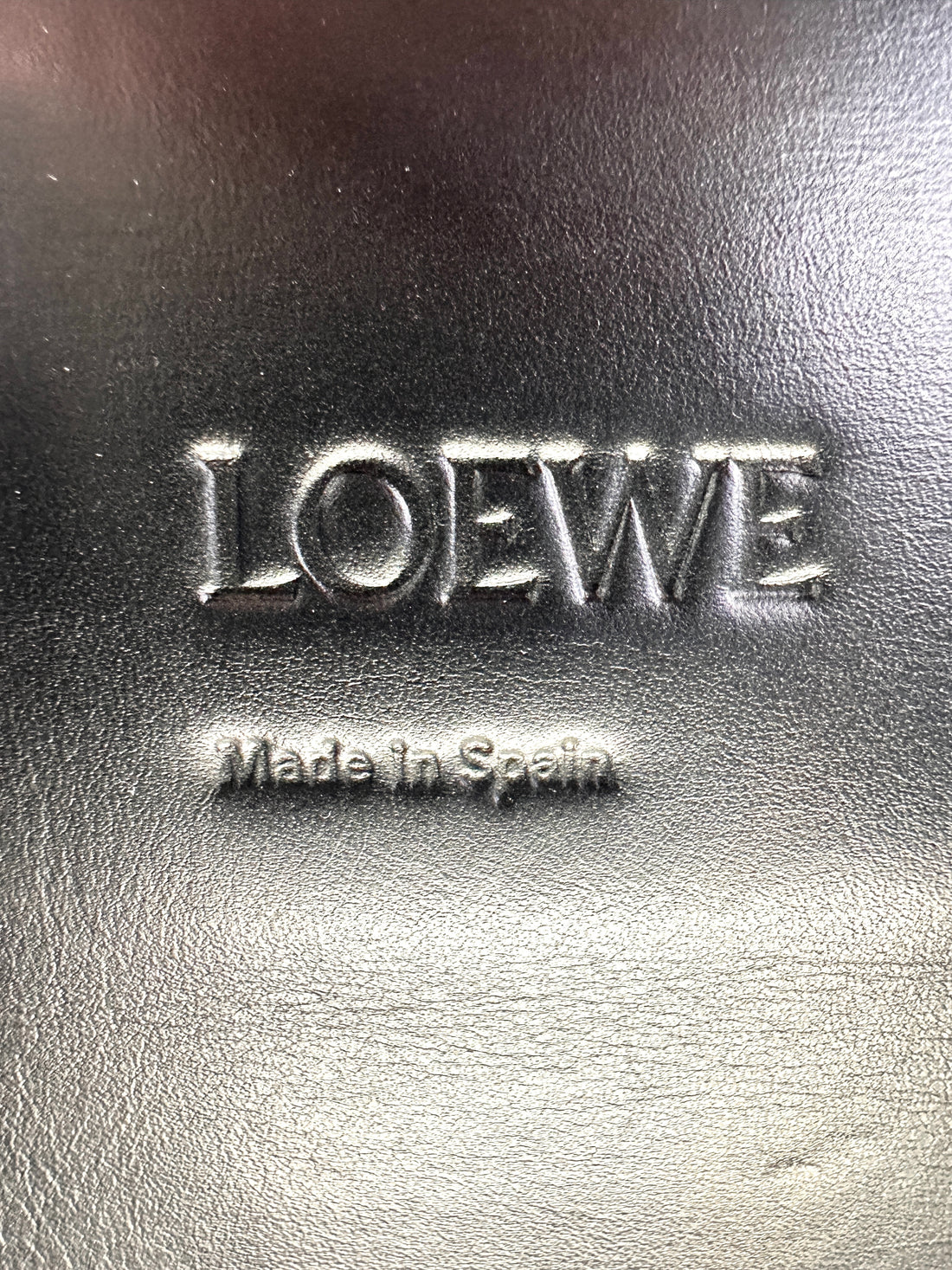 Loewe Barcelona Black Leather Medium Size Shoulder Bag LW79