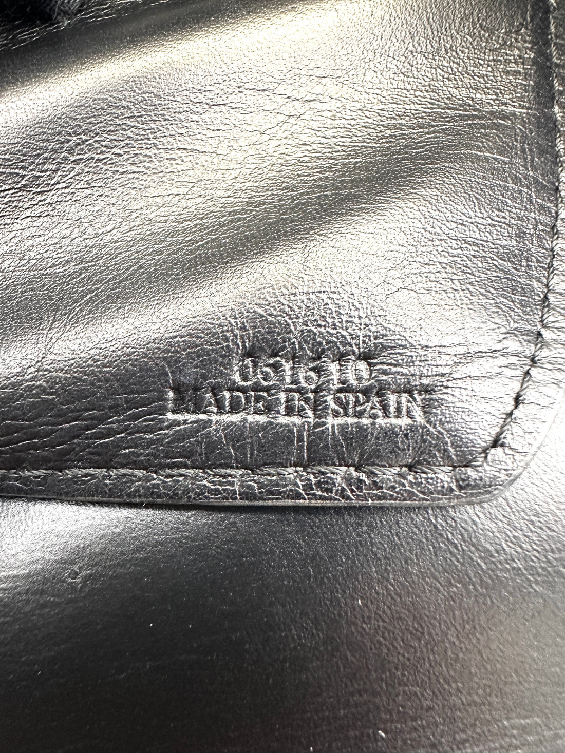 Loewe Barcelona Black Leather Medium Size Shoulder Bag LW79