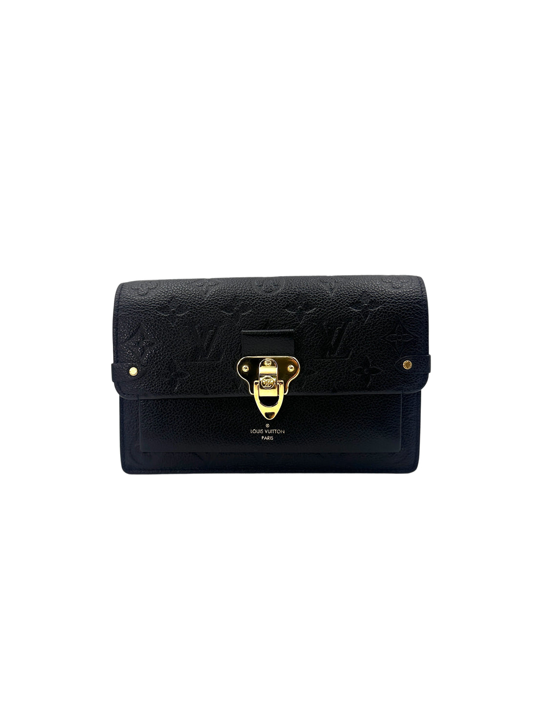 Louis Vuitton Vavin Black Monogram Empreinte Leather Shoulder Bag LV2328