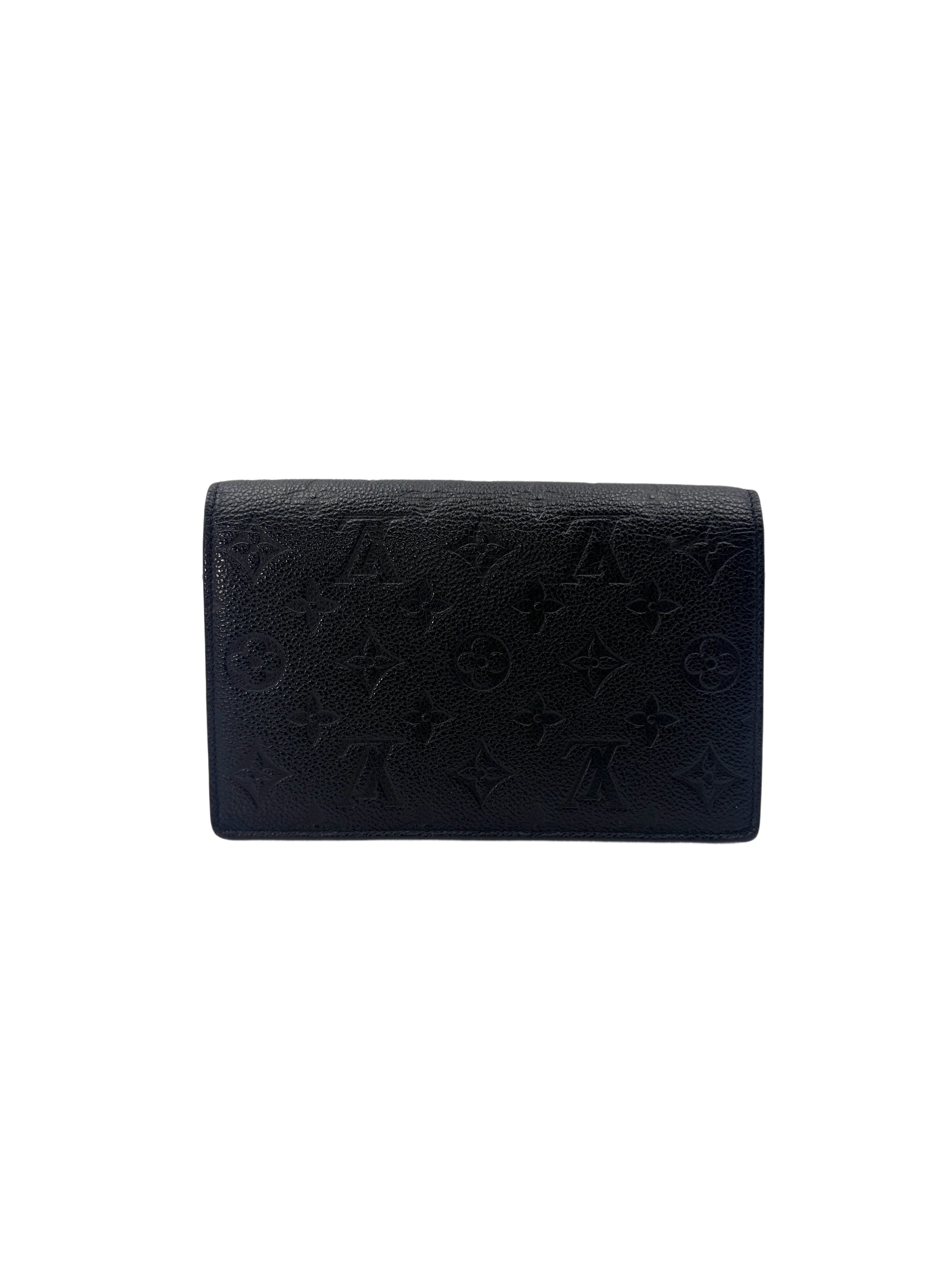 Louis Vuitton Vavin Black Monogram Empreinte Leather Shoulder Bag LV2328