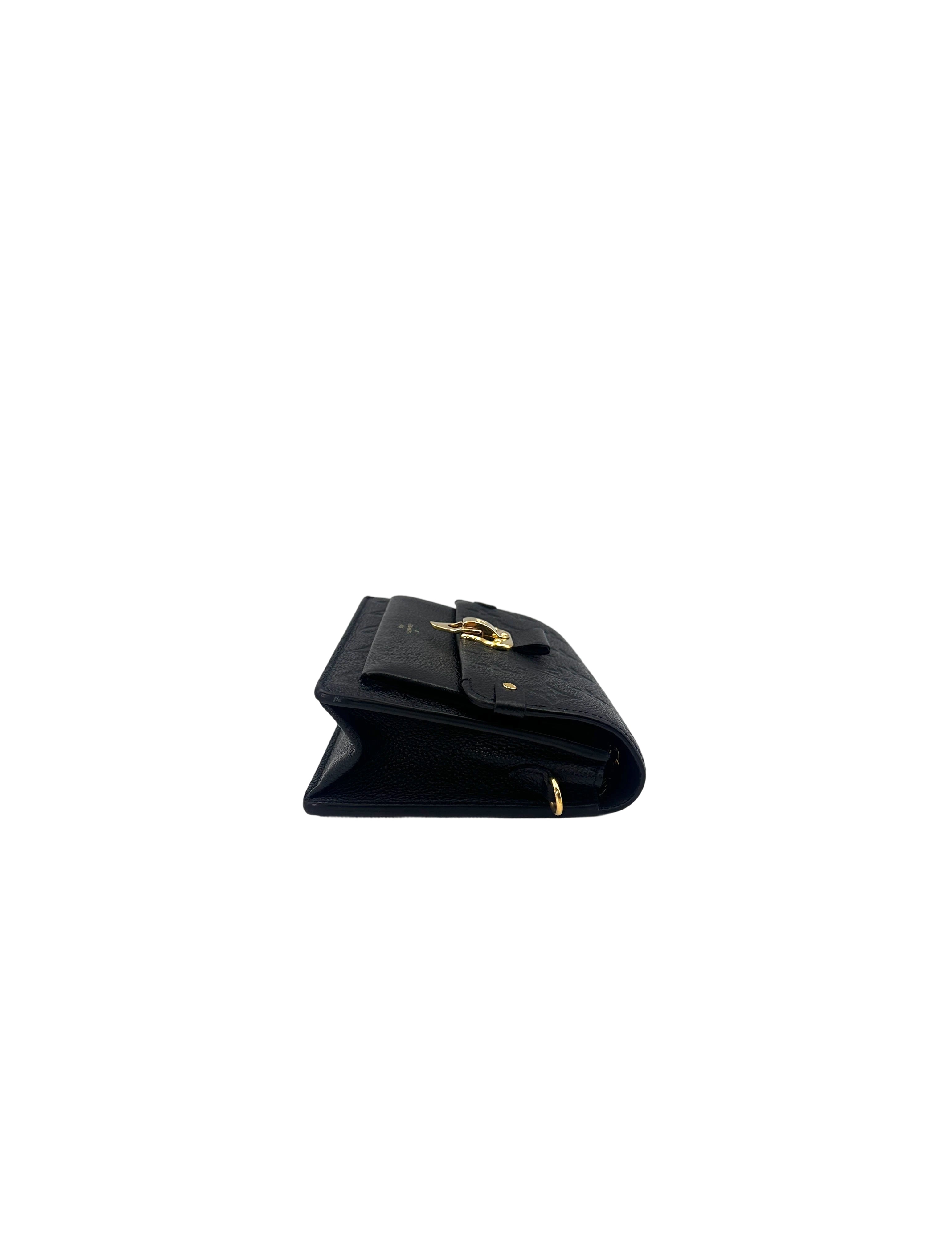 Louis Vuitton Vavin Black Monogram Empreinte Leather Shoulder Bag LV2328