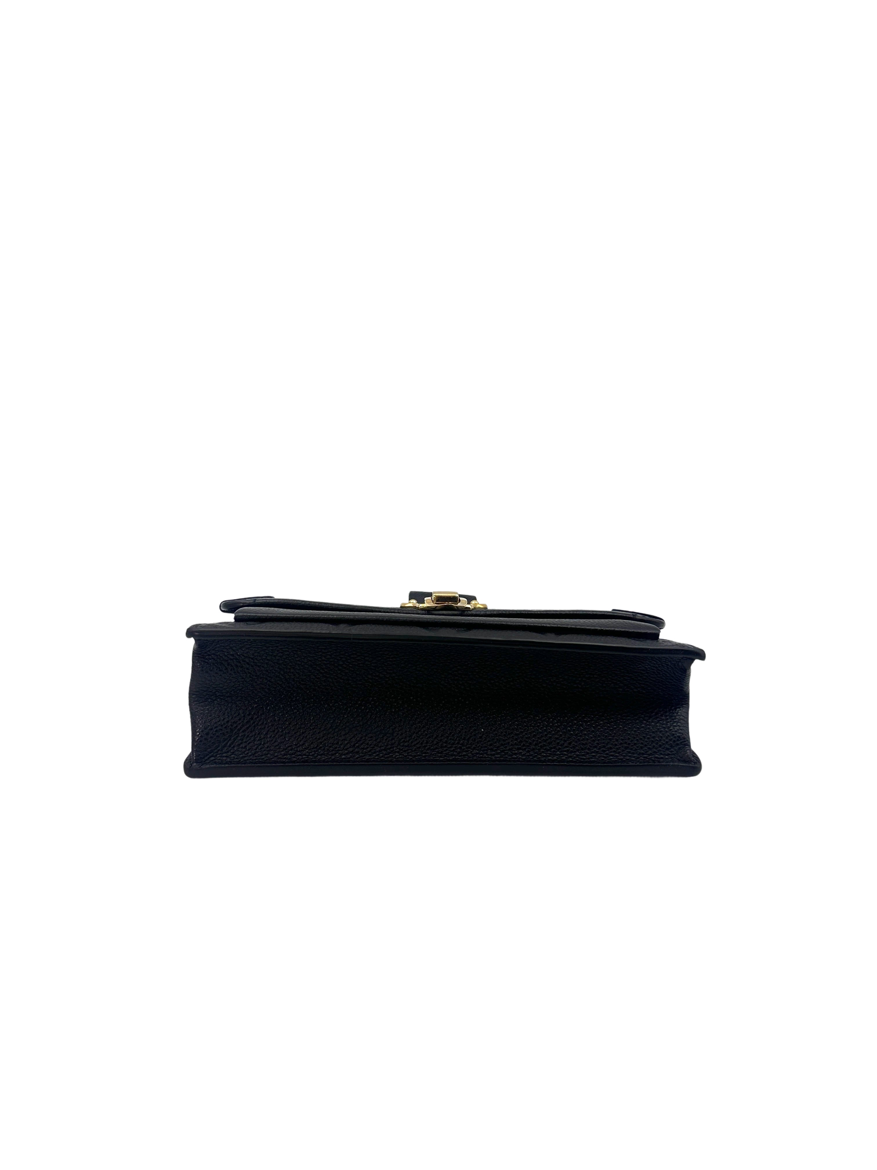 Louis Vuitton Vavin Black Monogram Empreinte Leather Shoulder Bag LV2328