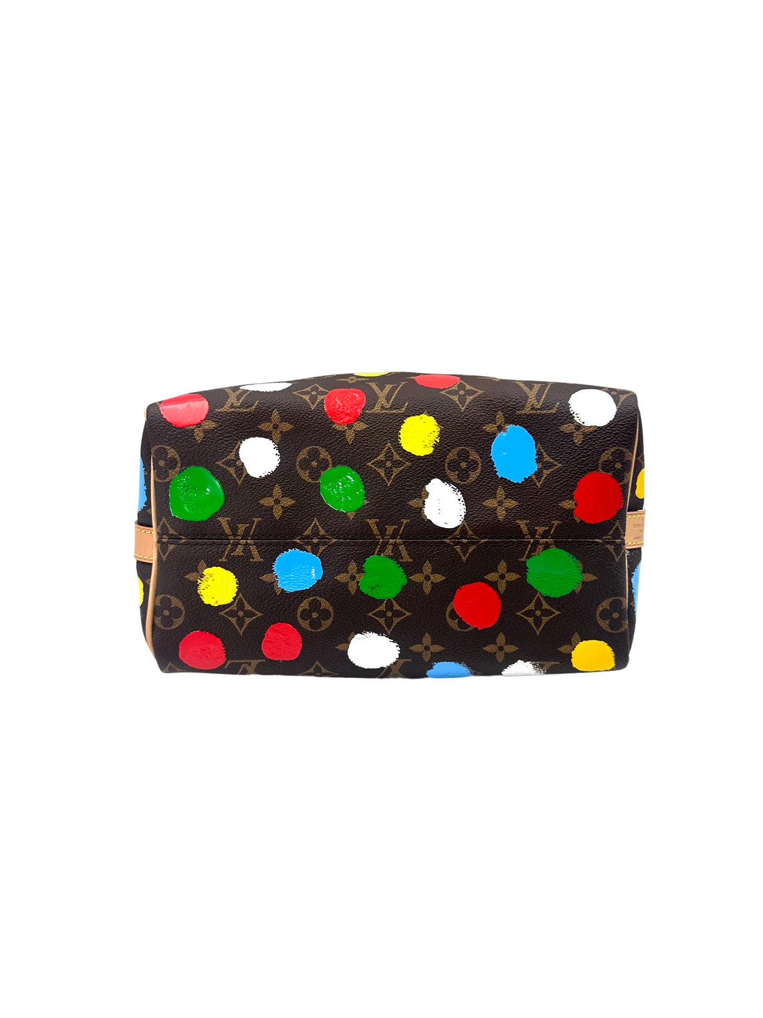 Louis Vuitton x Yayoi Kusama Speedy25 Monogram Printed Dots Handle Bag LV2329