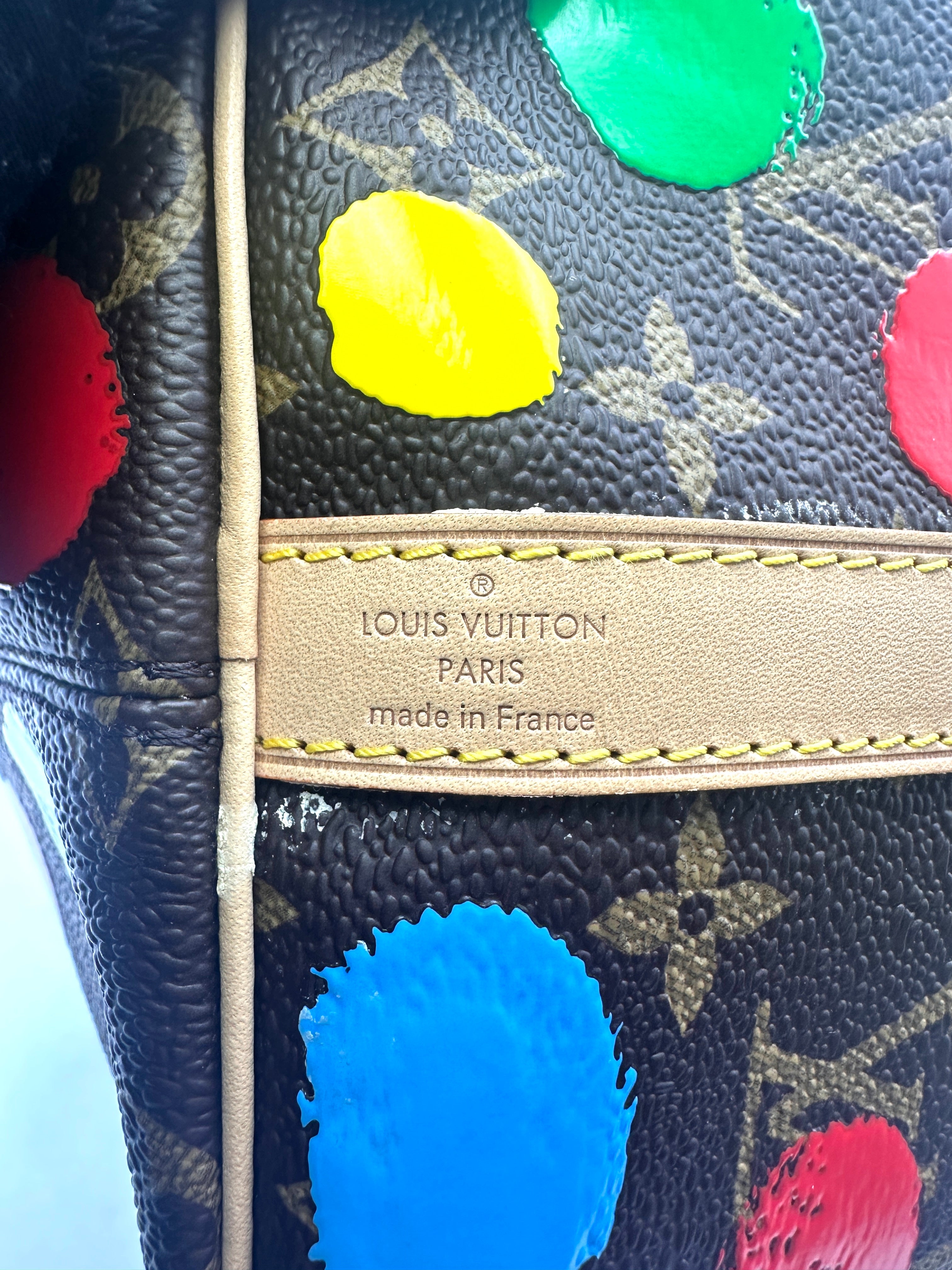 Louis Vuitton x Yayoi Kusama Speedy25 Monogram Printed Dots Handle Bag LV2329