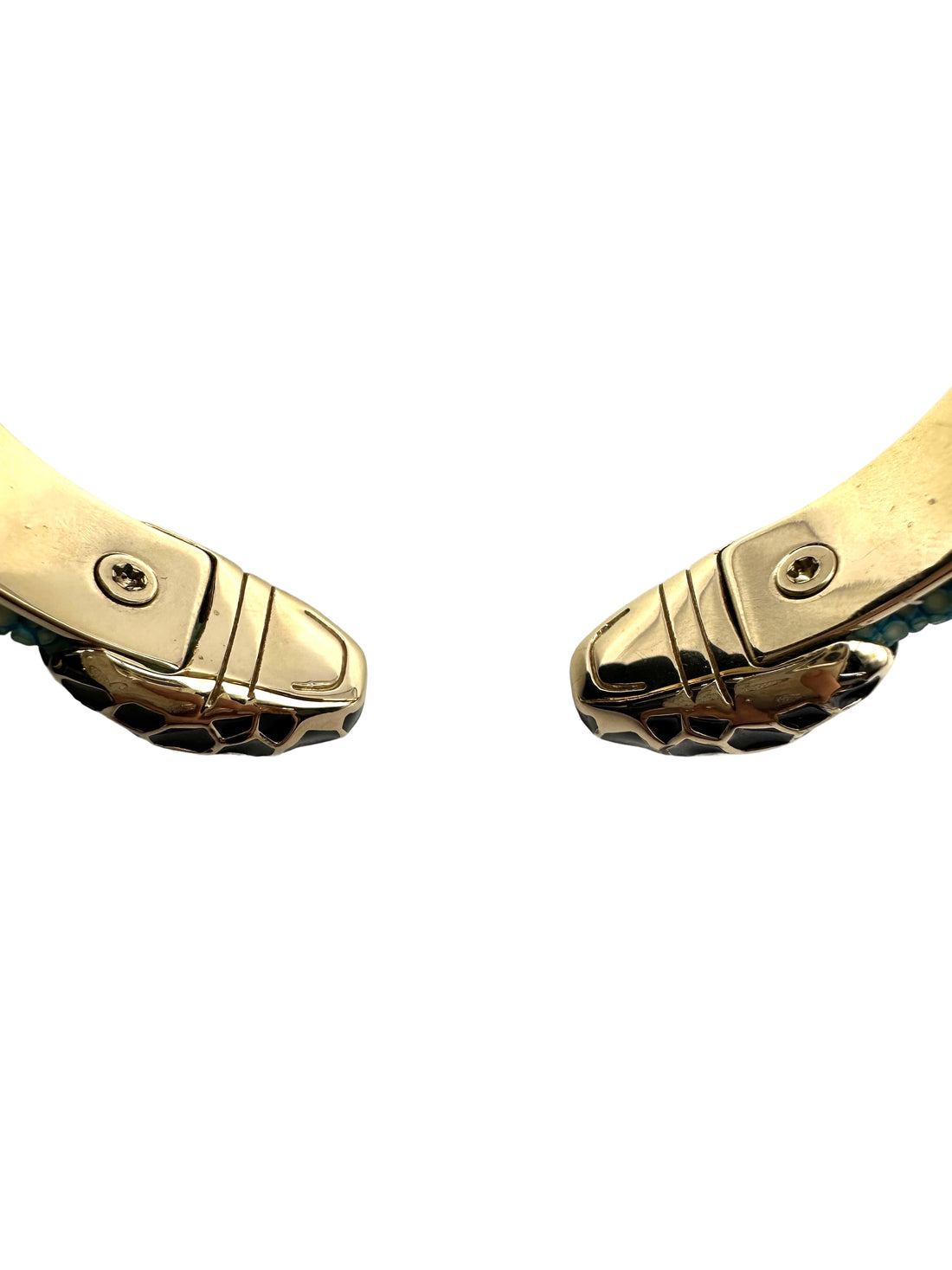 Bvlgari Serpenti Forever Green Double Snakehead Bracelet IRIS116