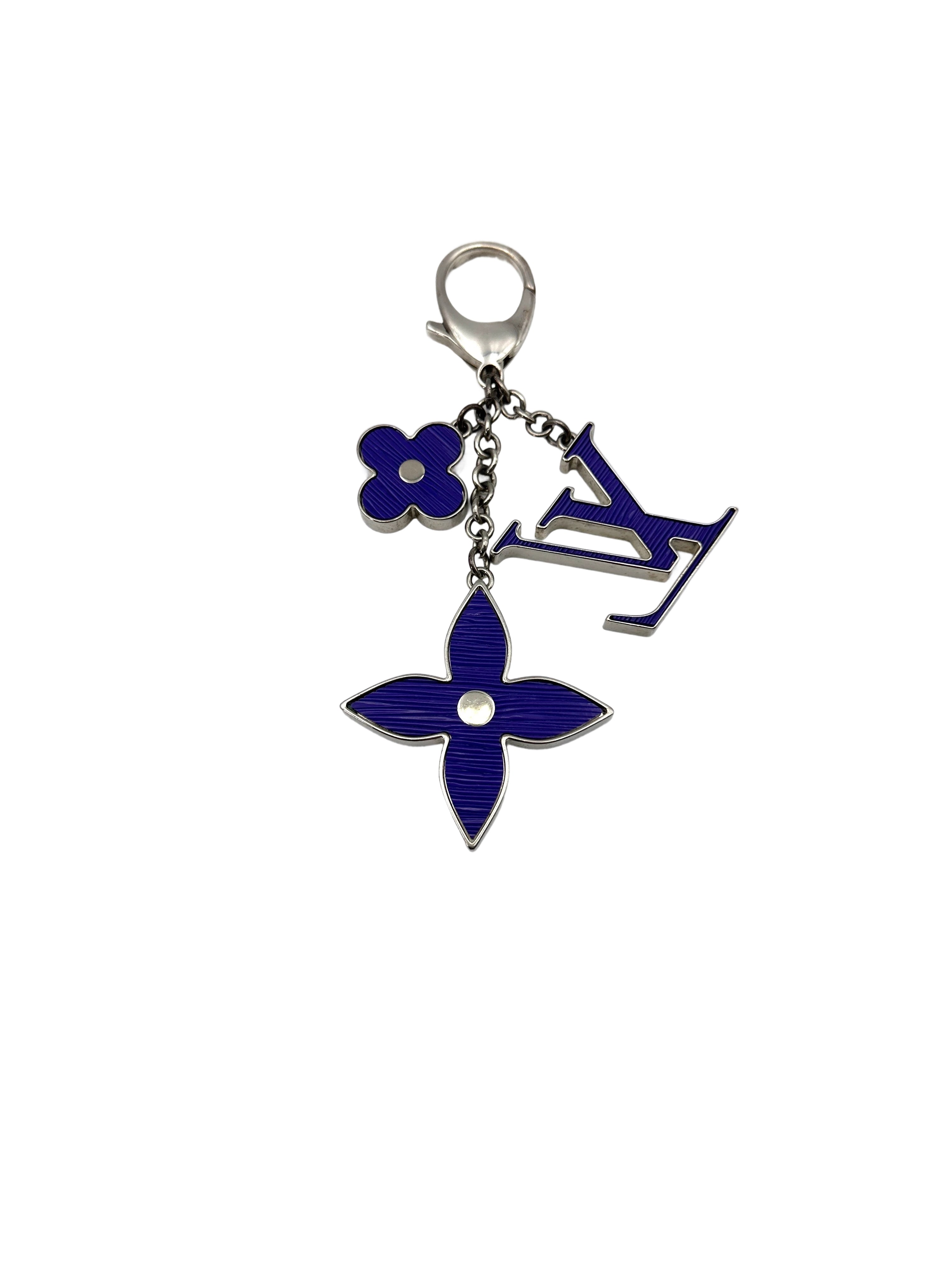 Louis Vuitton Fleur d' Blue Epi Monogram Bag Charm LV2333