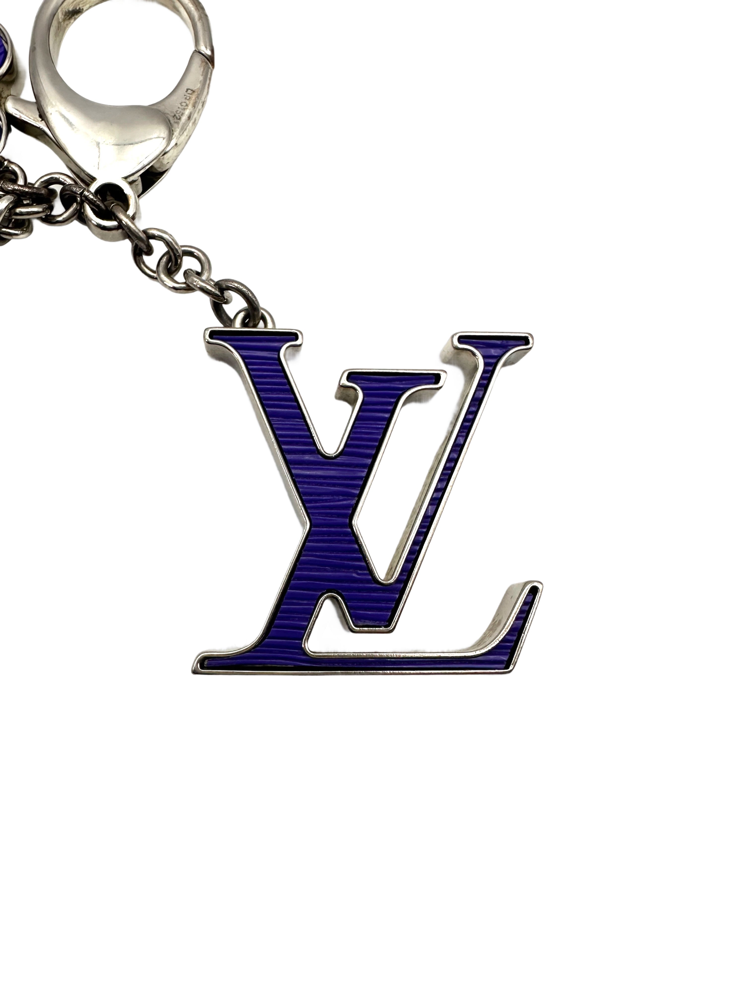 Louis Vuitton Fleur d' Blue Epi Monogram Bag Charm LV2333