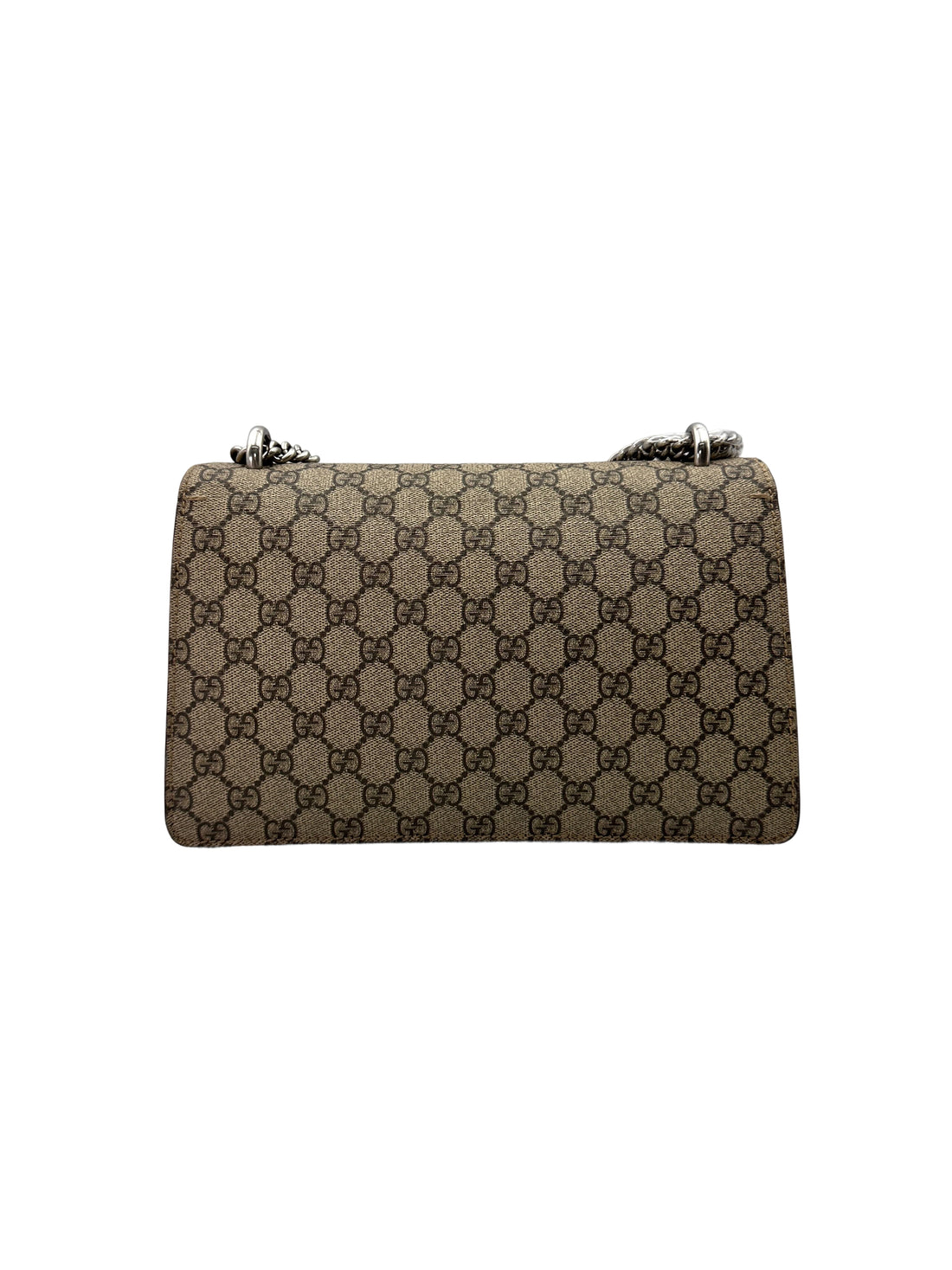 Gucci Dionysus GG Supreme Canvas Shoulder Bag With Red Trim GG818