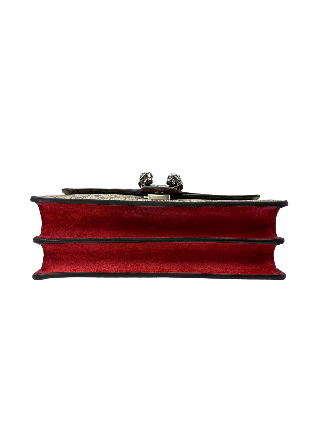 Gucci Dionysus GG Supreme Canvas Shoulder Bag With Red Trim GG818