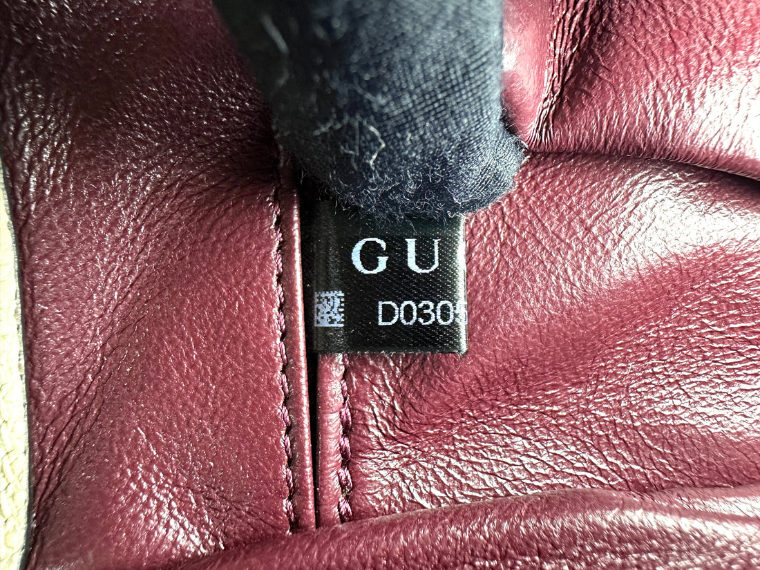 Gucci Zumi White Leather Small Size Top Handle Bag GG817