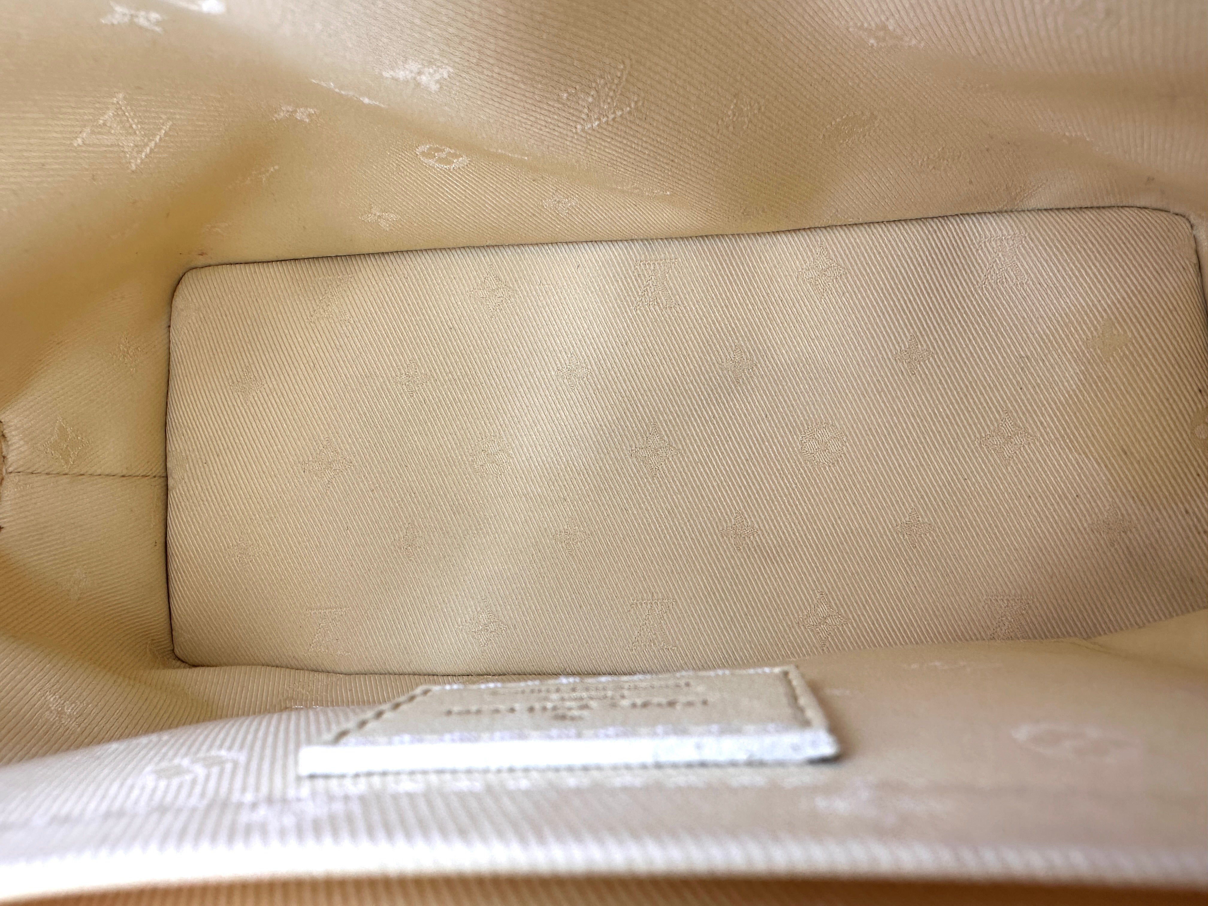 Louis Vuitton Alma Soft BB Bubblegram Yellow Quilted Leather Handle Bag LV2334
