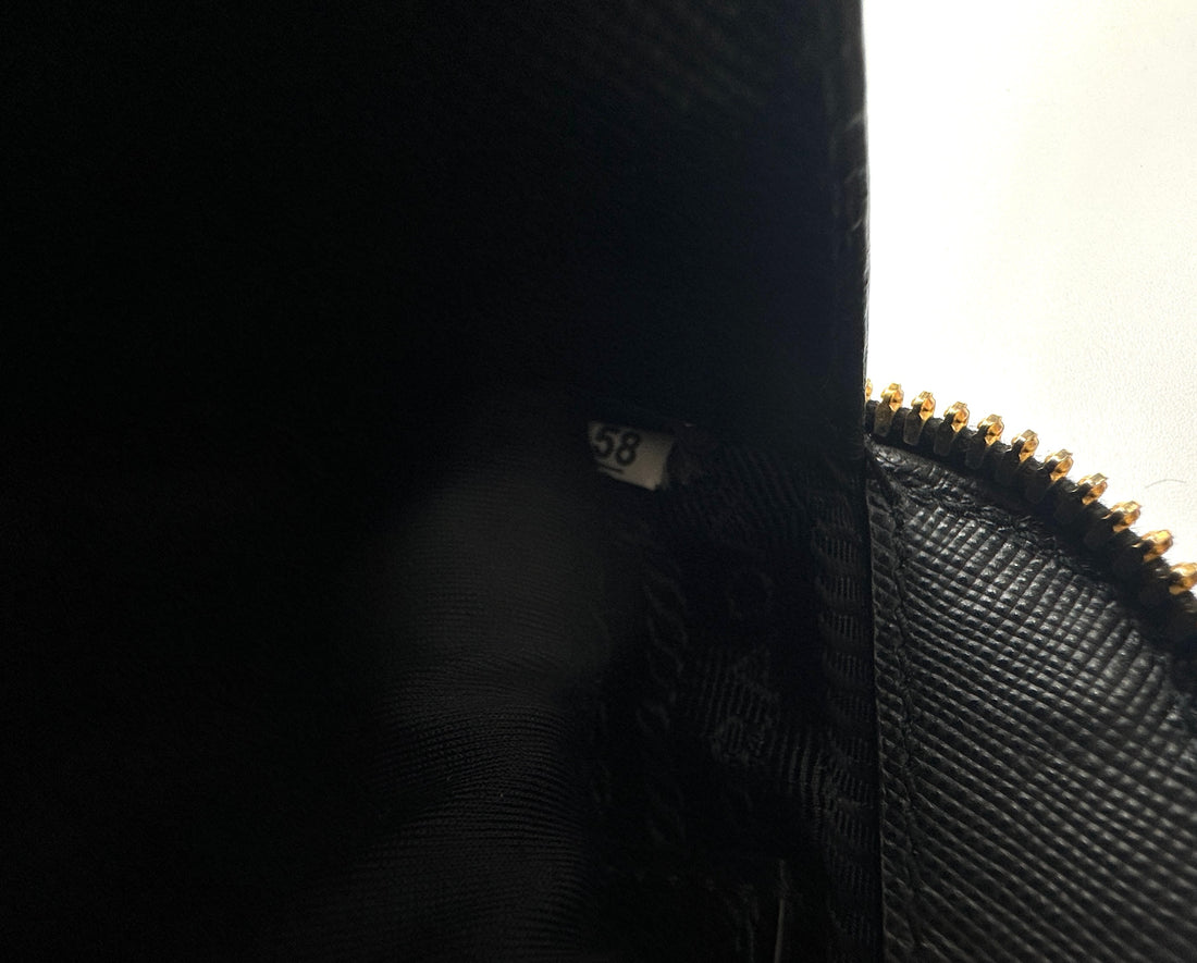 Prada Black Saffiano Lux Leather Mini Top Handle Bag PR226