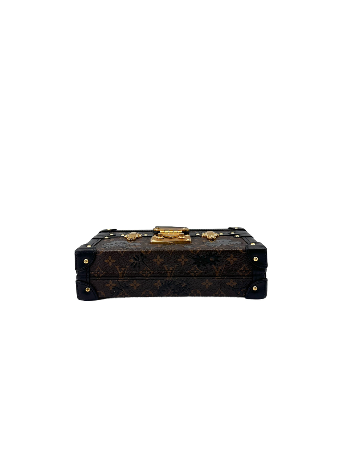 Louis Vuitton Limited Edition Petite Malle Monogram Blossom Shoulder Bag LV2343