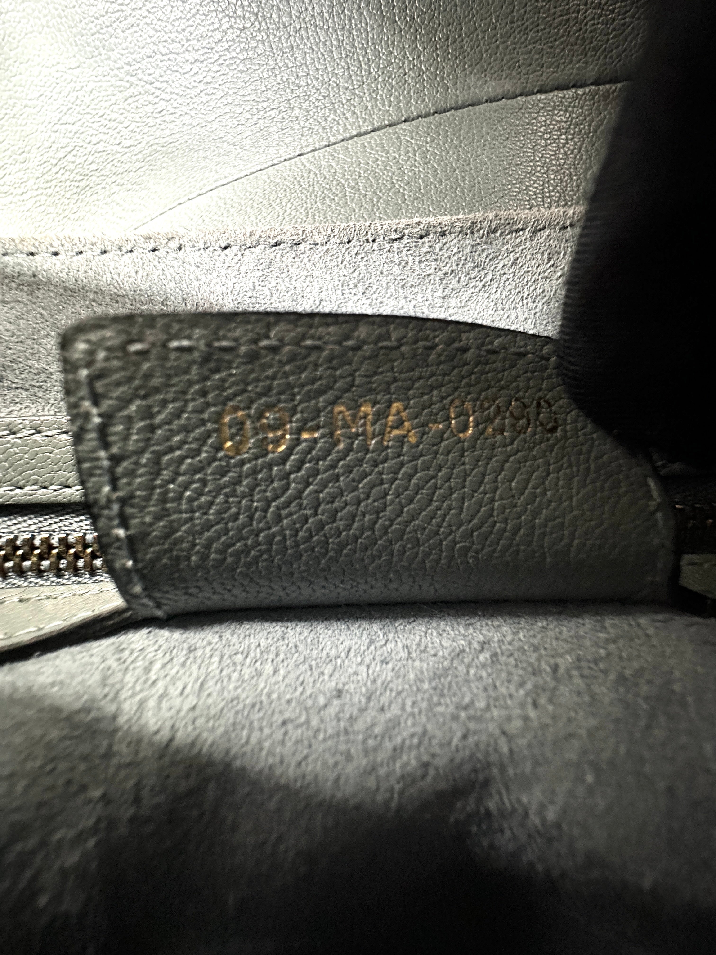 Christian Dior Blue Leather Medium Size Saddle Bag DR630
