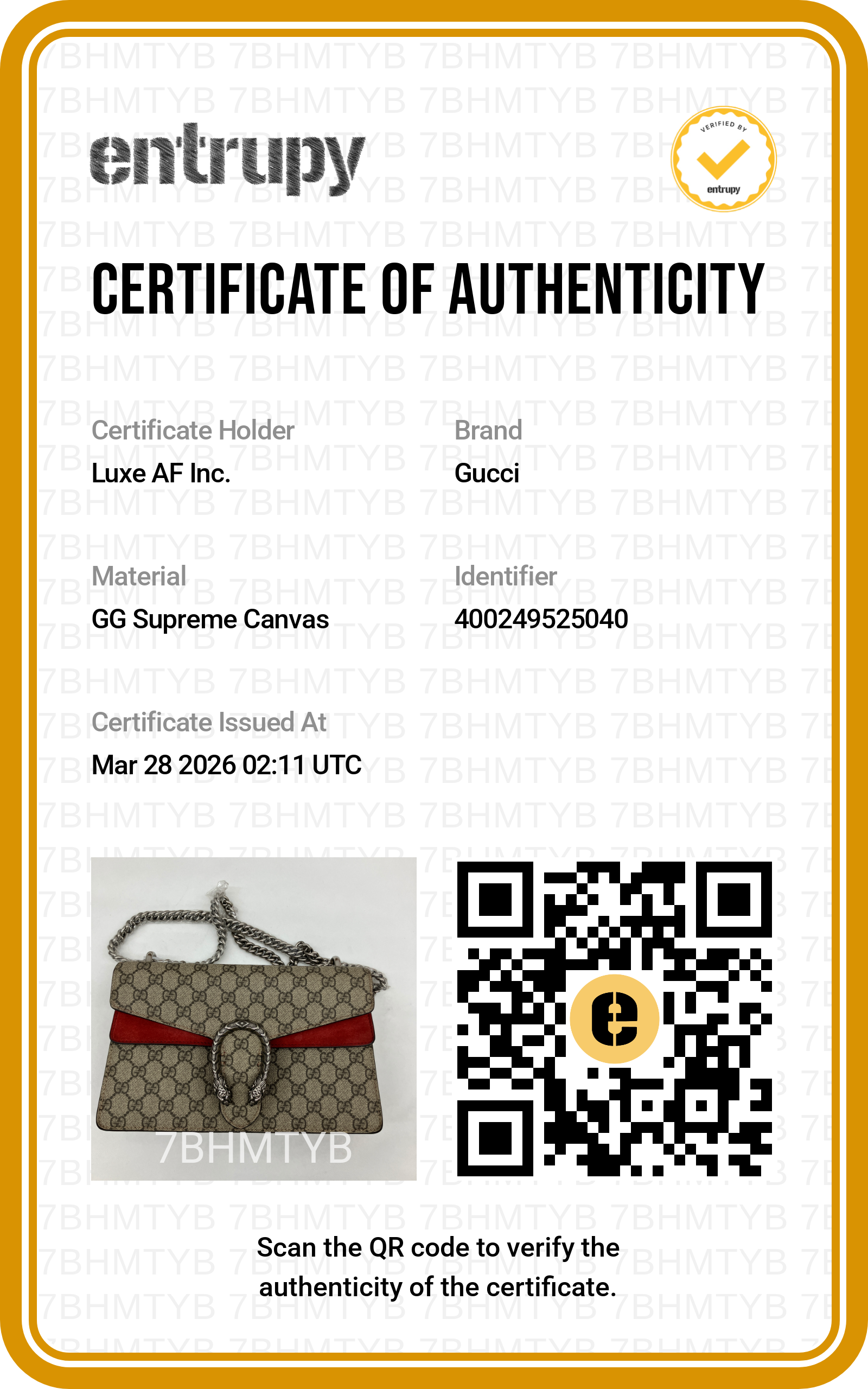 Gucci Dionysus GG Supreme Canvas Shoulder Bag With Red Trim GG818