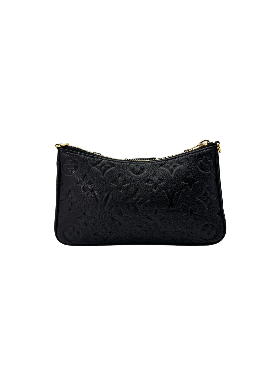 Louis Vuitton Easy Pouch On Strap Black Monogram Empreinte Leather Pouch LV2346