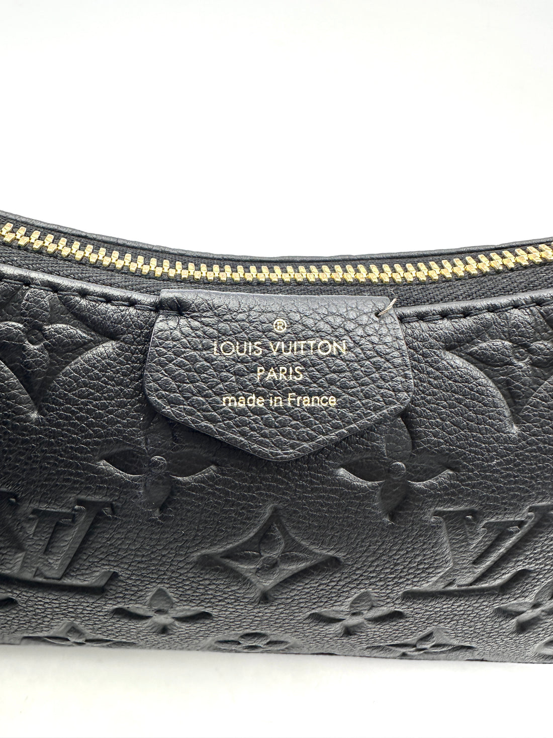 Louis Vuitton Easy Pouch On Strap Black Monogram Empreinte Leather Pouch LV2346