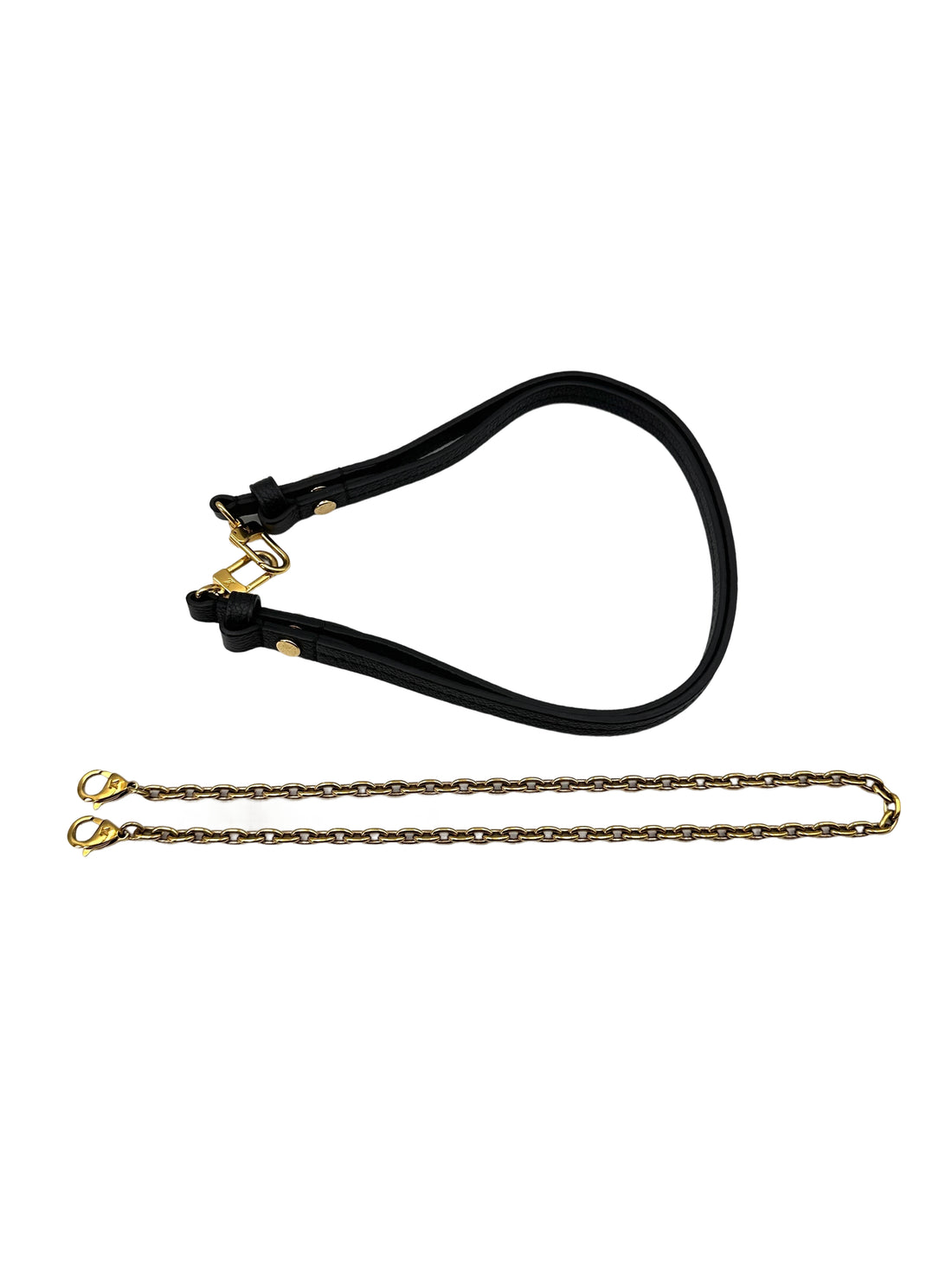 Louis Vuitton Easy Pouch On Strap Black Monogram Empreinte Leather Pouch LV2346