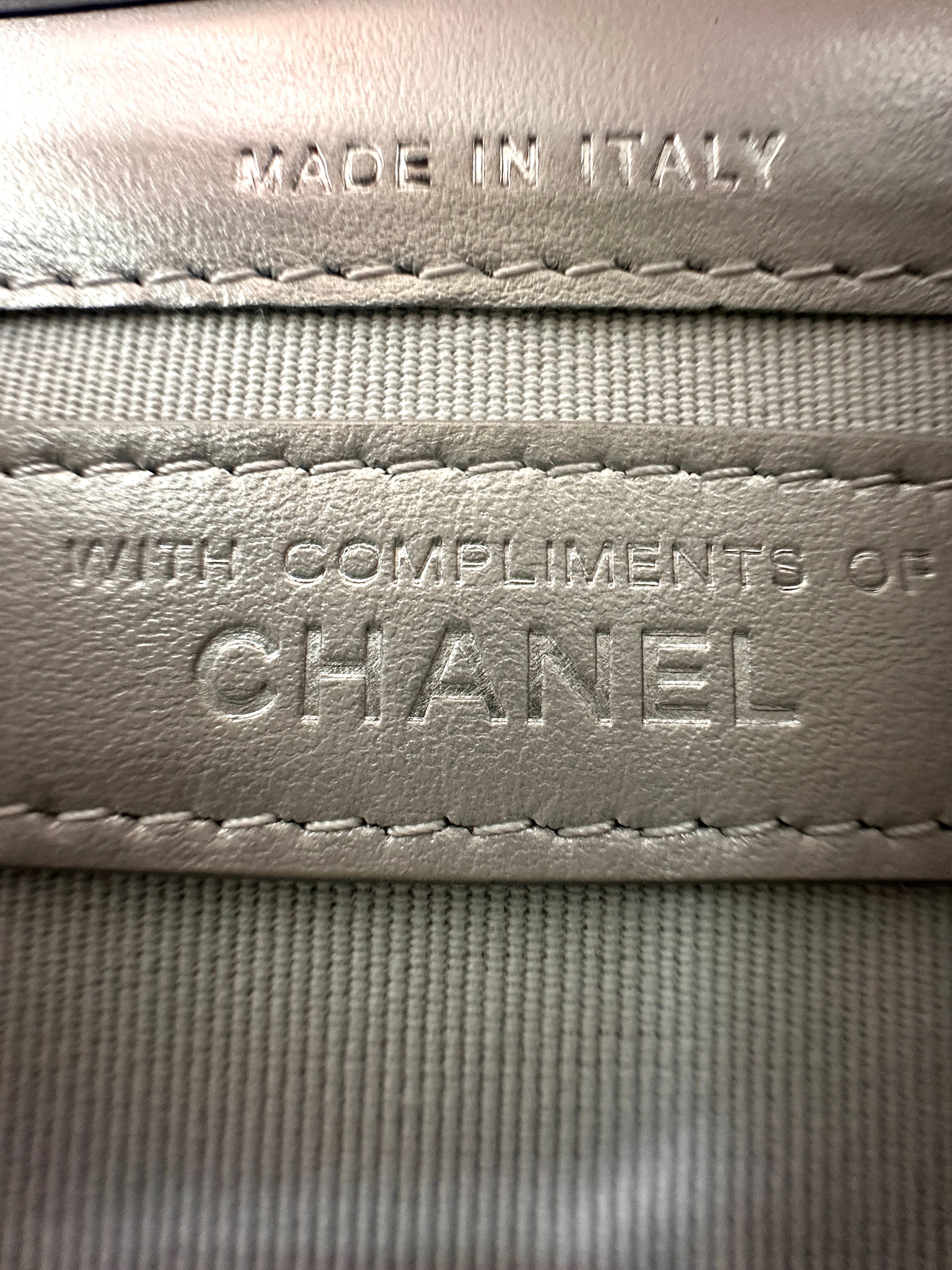 Chanel 24C Silver Quilted Star Crystal CC Mini Flap Bag(KK***N7) IRIS119