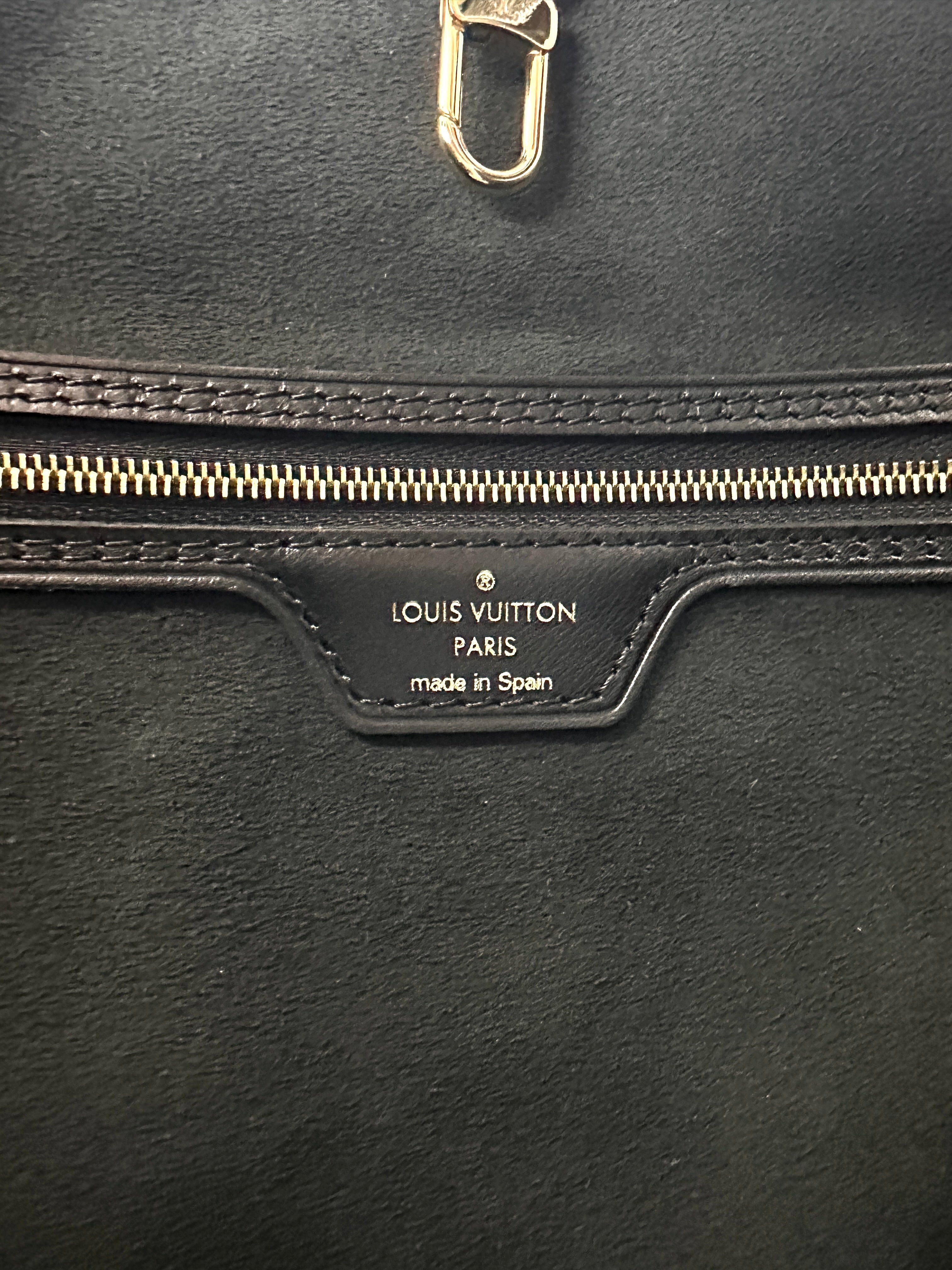 Louis Vuitton Game On Neverfull MM Black Multicolor Monogram Tote Handle Bag LV2347