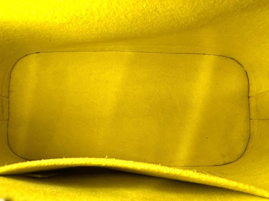 Louis Vuitton Alma BB Yellow Epi Leather Handle Bag LV2348