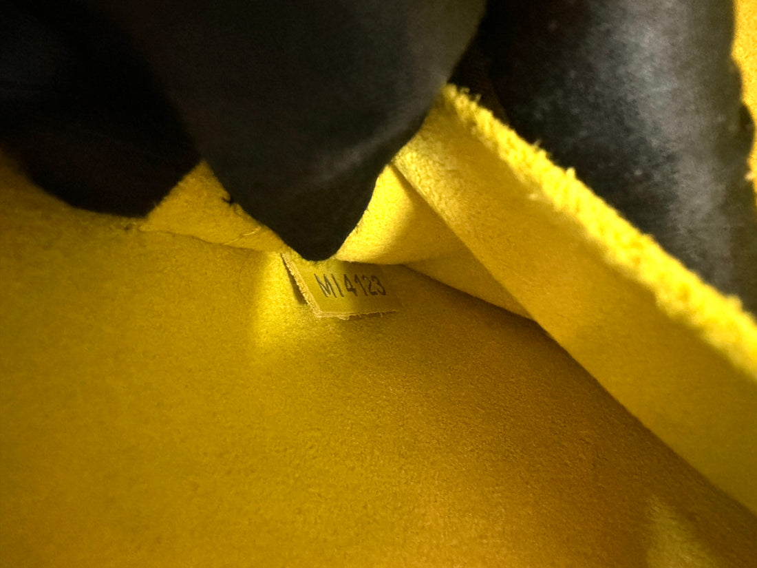Louis Vuitton Alma BB Yellow Epi Leather Handle Bag LV2348