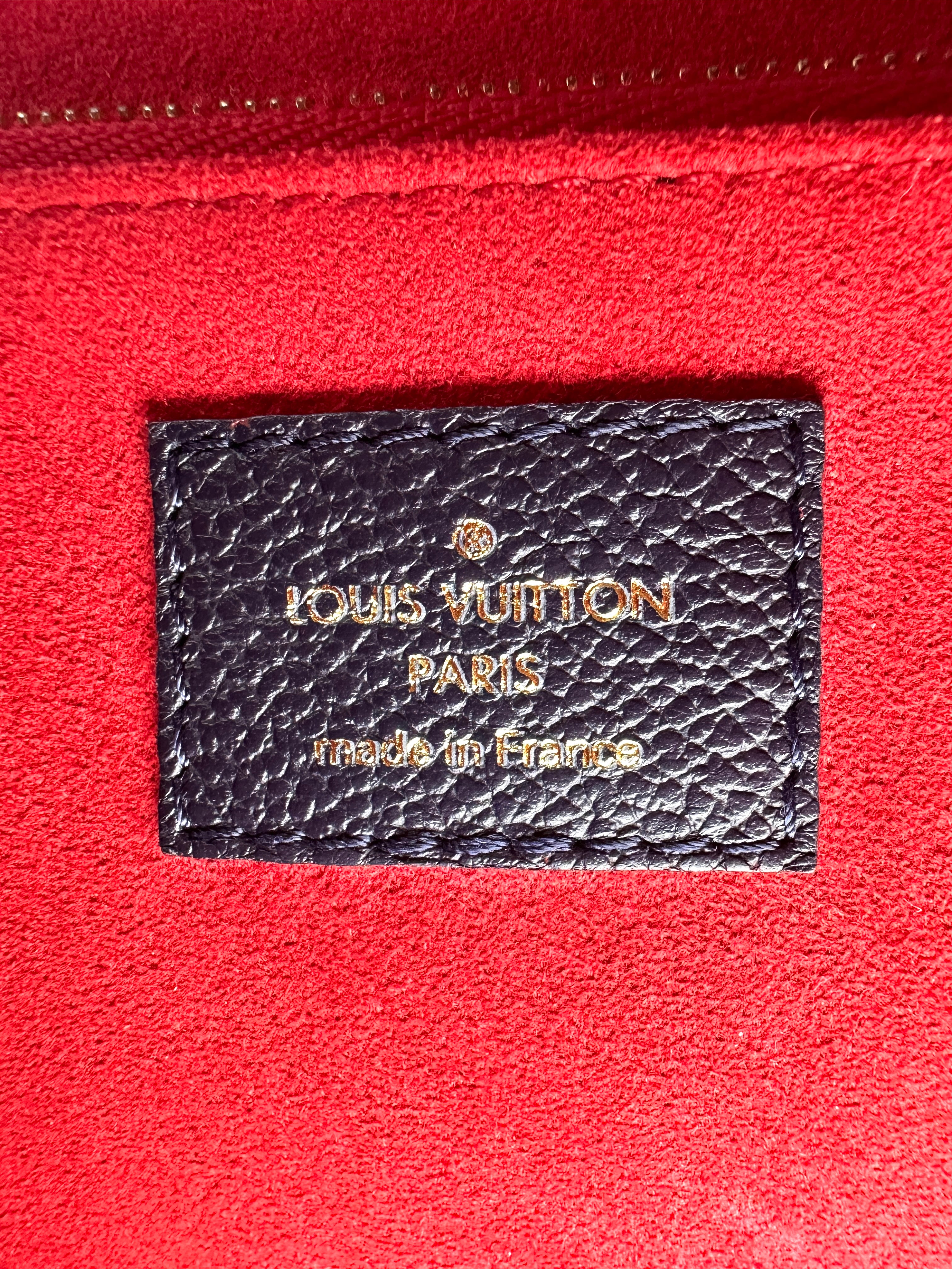 Louis Vuitton Vavin Black Monogram Empreinte Leather Shoulder Bag LV2353