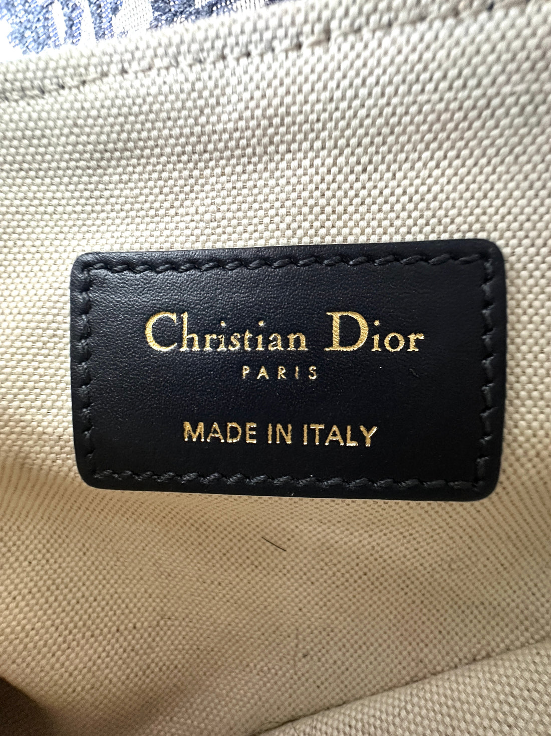 Christian Dior Oblique Black Jacquard Small Size Saddle Bag DR636