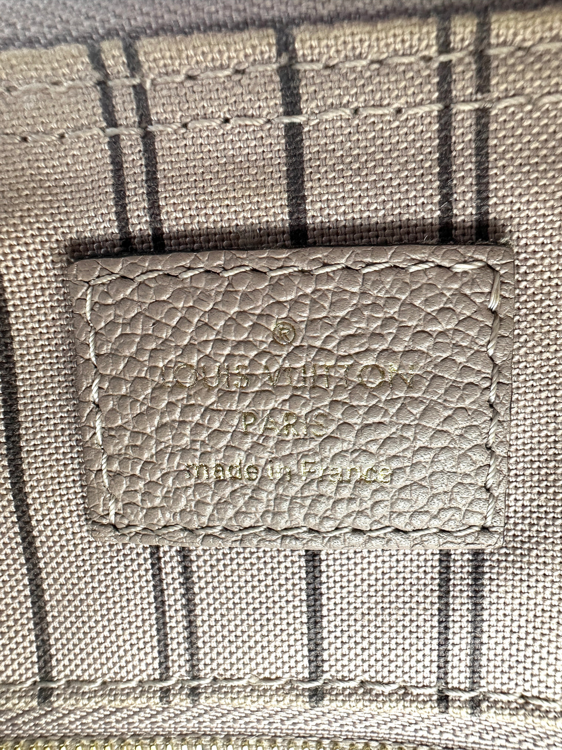 Louis Vuitton Speedy25 Grey Monogram Empreinte Handle Bag LV2357