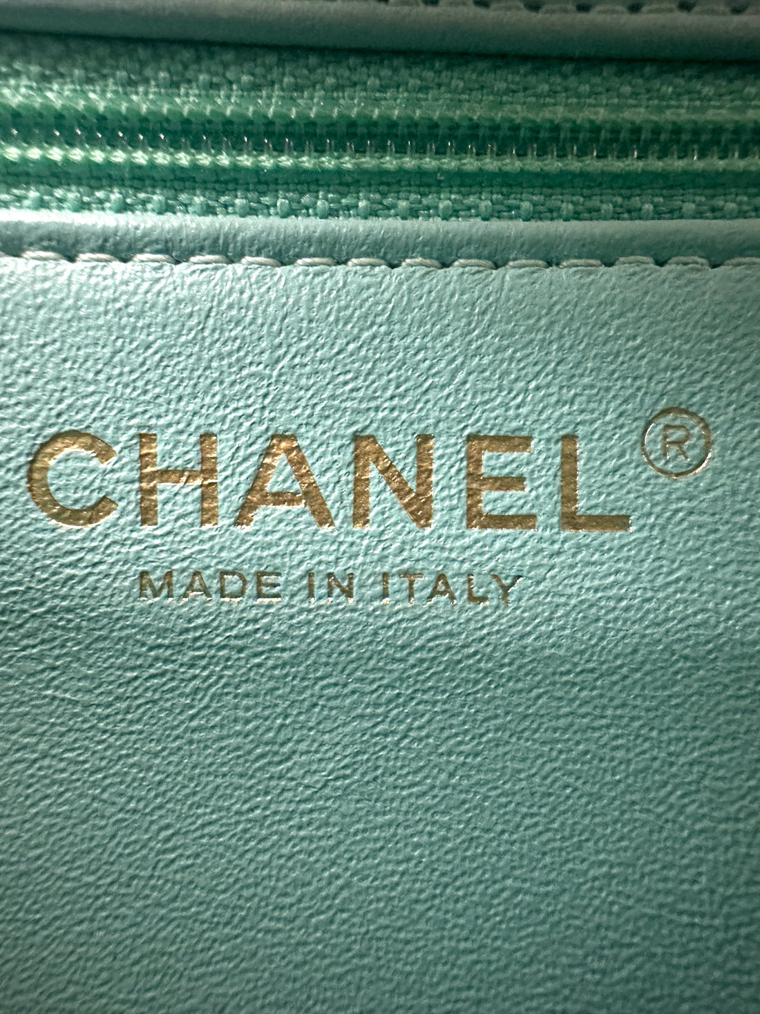 Chanel Trendy CC Blue Chevron Quilted Leather Medium Size Handle Bag(26***83) CC1654