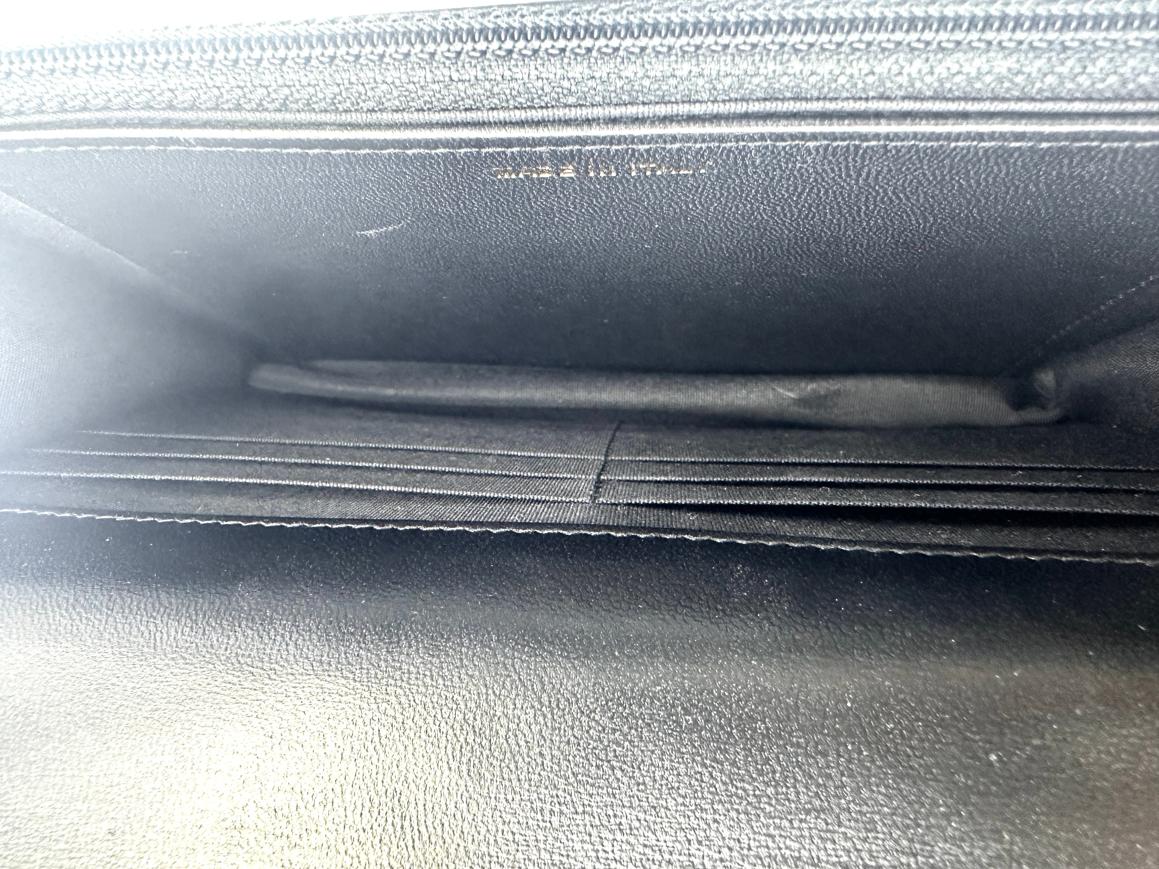 Chanel Black Quilted Lambskin Wallet On Chain With Gold Buckle(24***45) CC1656