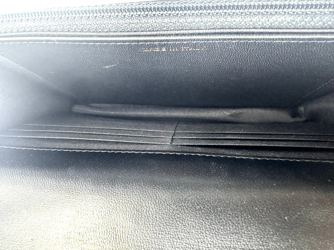 Chanel Black Quilted Lambskin Wallet On Chain With Gold Buckle(24***45) CC1656