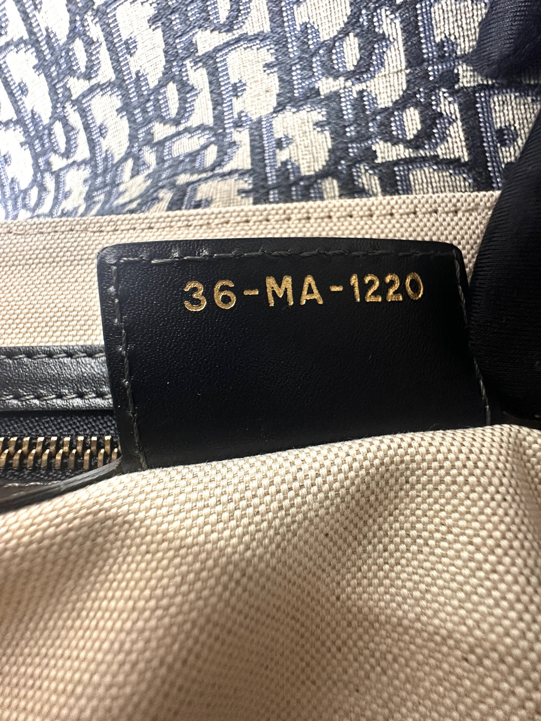 Christian Dior Oblique Black Jacquard Medium Size Saddle Bag DR637