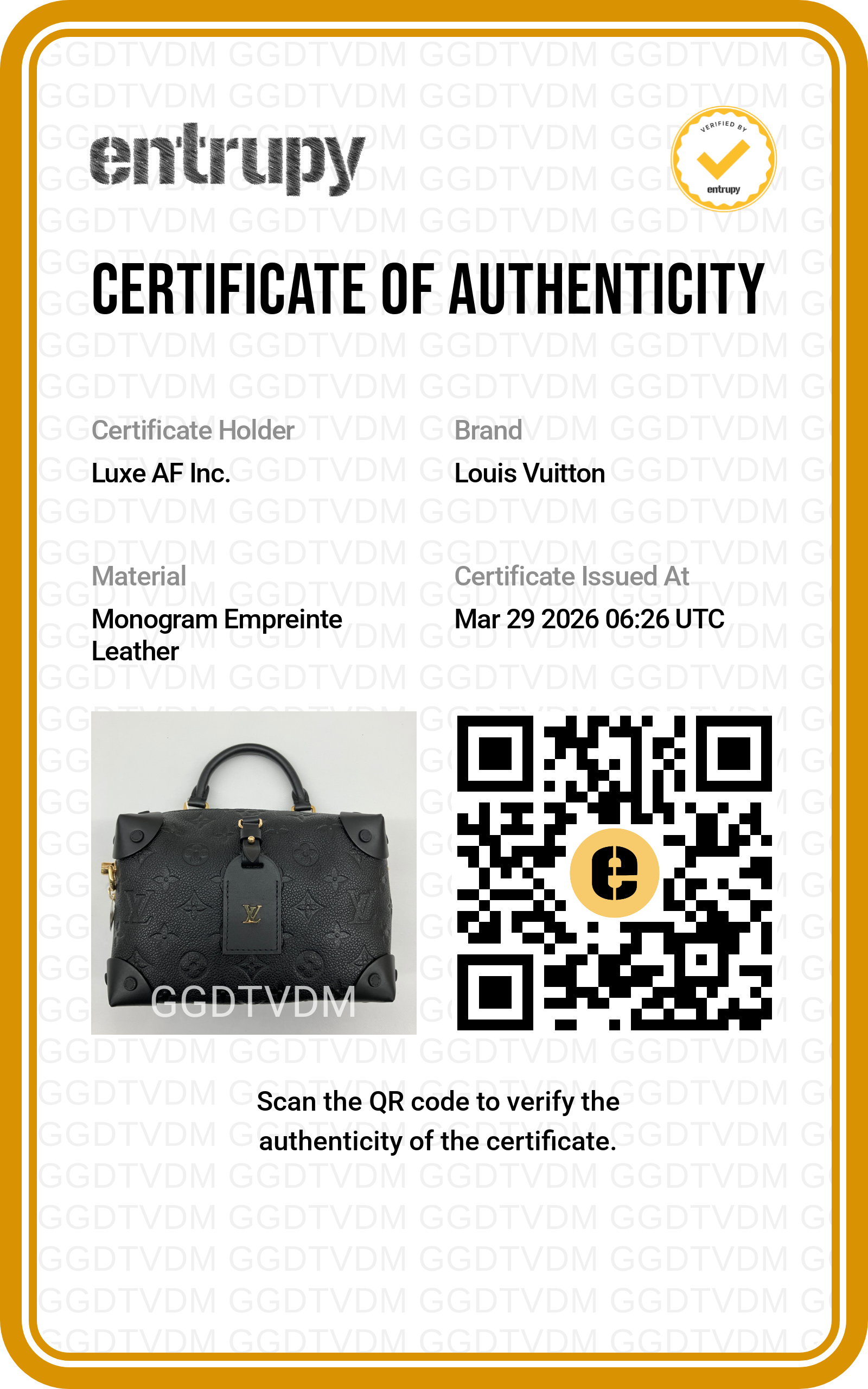 Louis Vuitton Petite Malle Souple Black Monogram Empreinte Handle Bag LV2355