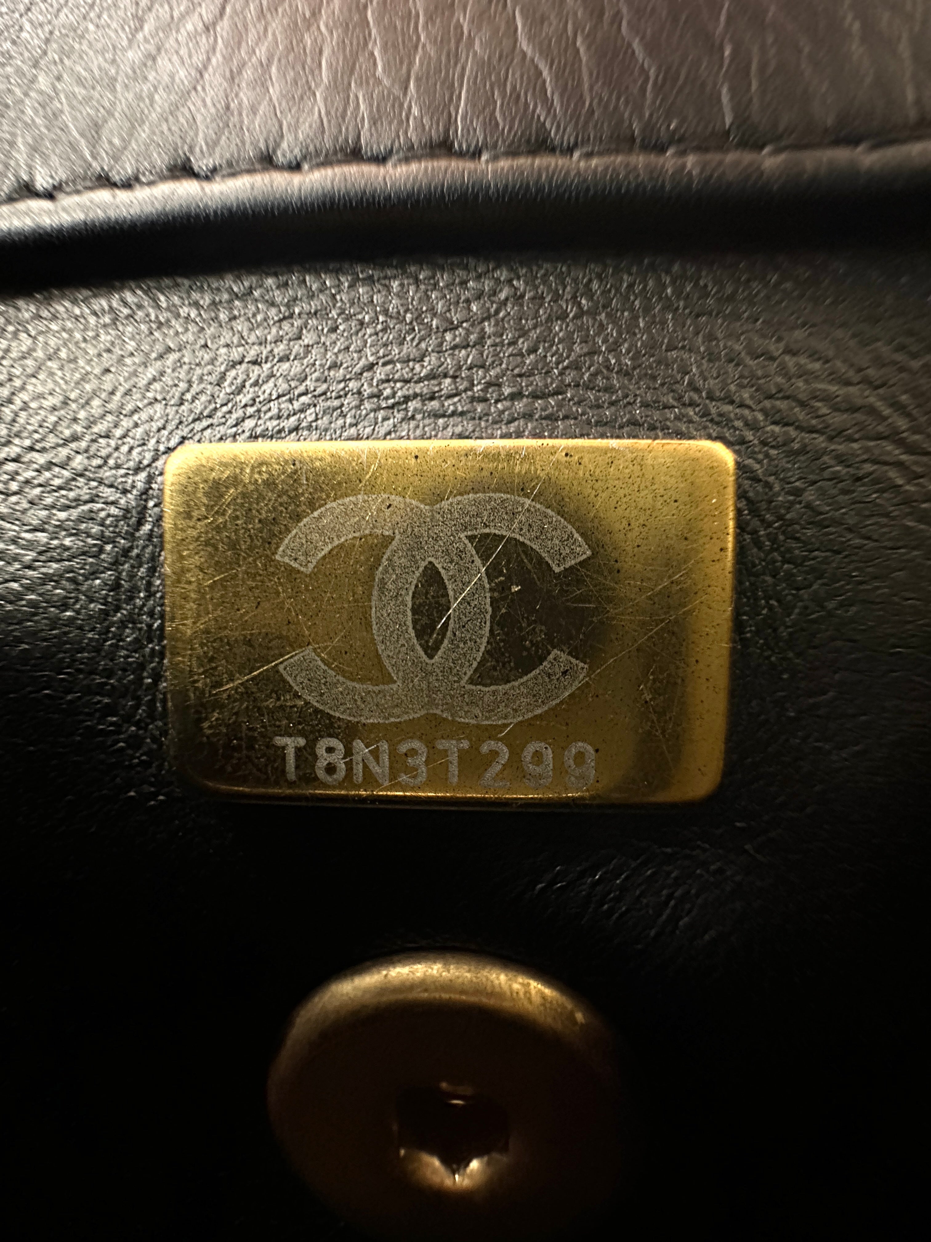 Chanel CoCo Handle Black Quilted Leather Mini Handle Bag(T8***99) CC1658
