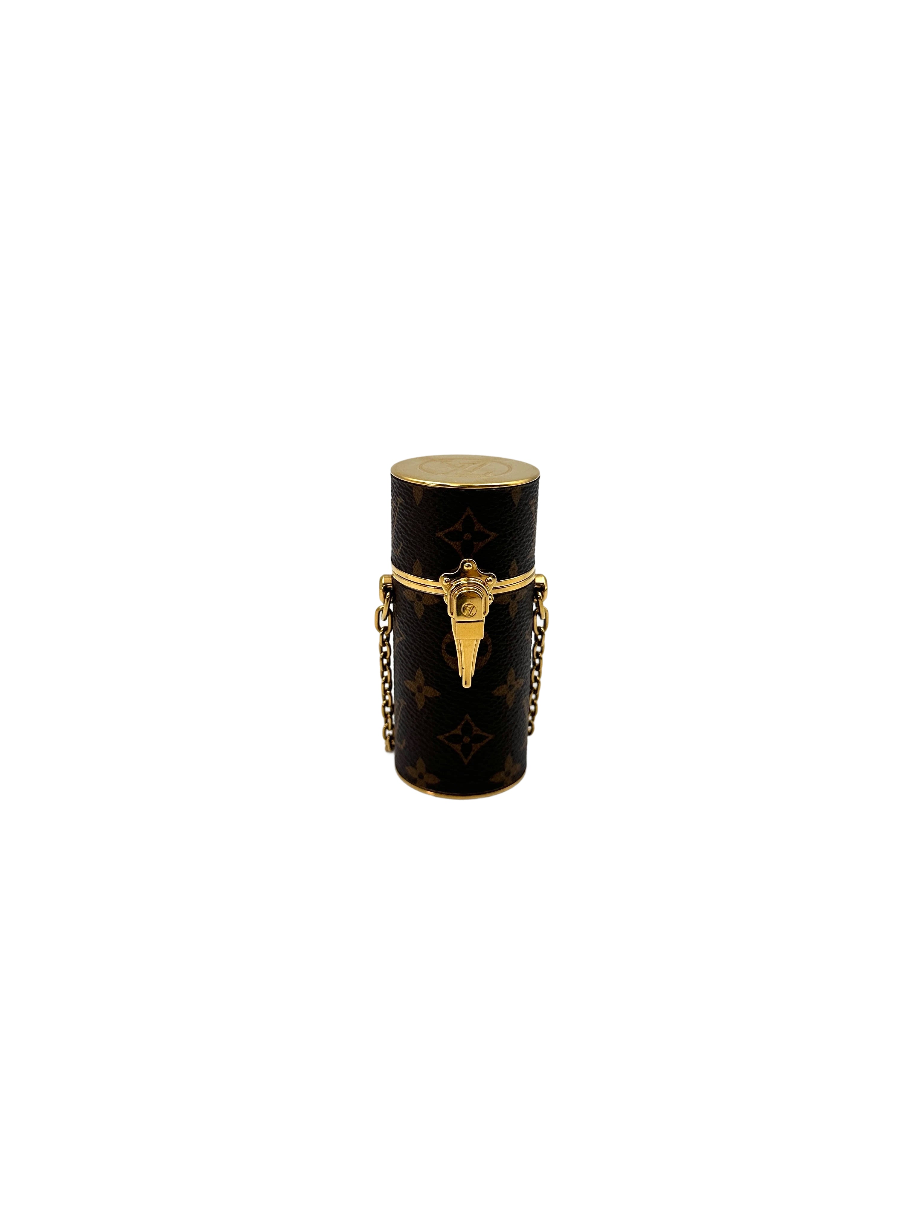 Louis Vuitton Monogram Canvas Lipstick Case With Chain LV2363