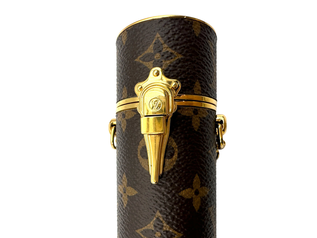 Louis Vuitton Monogram Canvas Lipstick Case With Chain LV2363